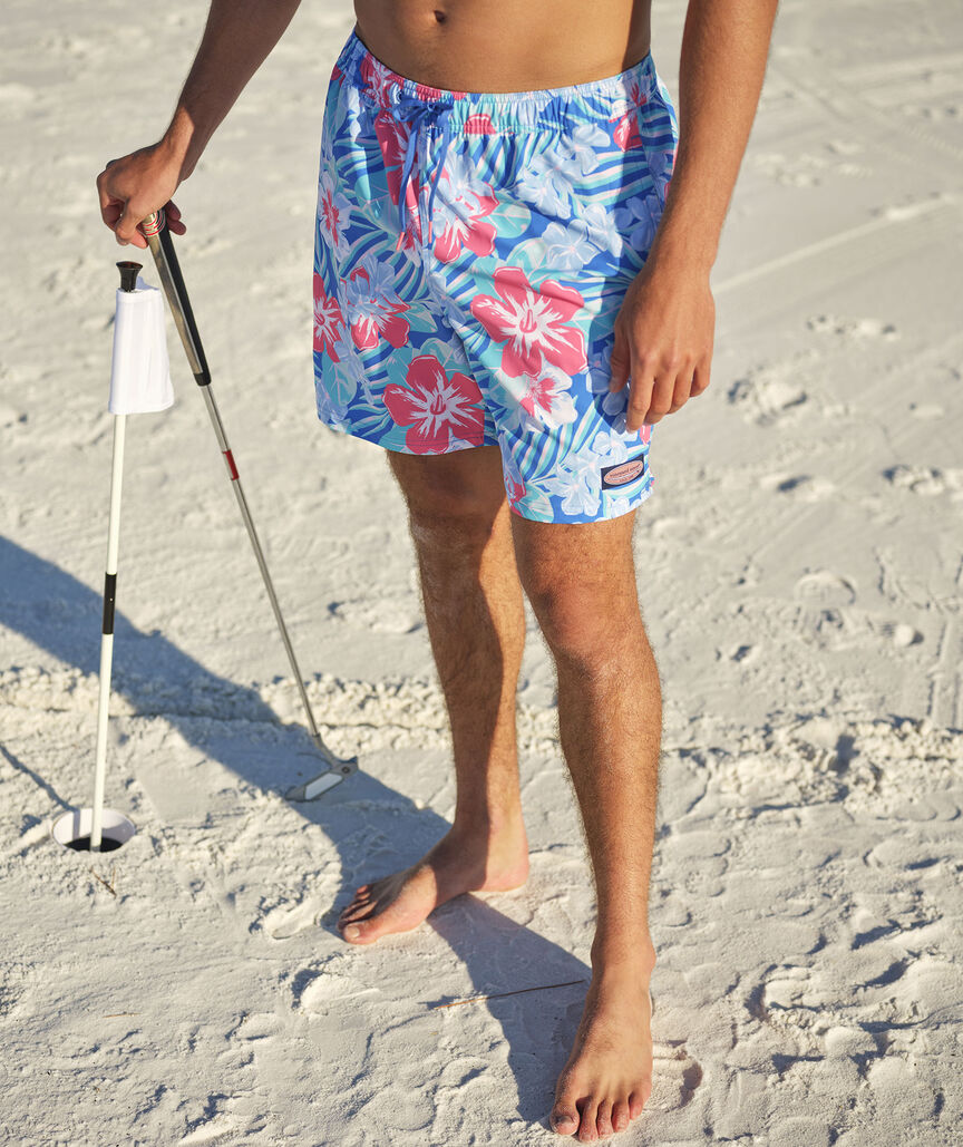 7 Inch Printed Chappy Swim Trunks