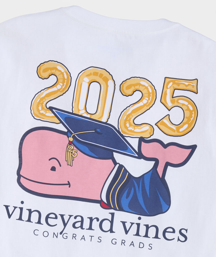 2025 Graduation Whale Short-Sleeve Pocket Tee