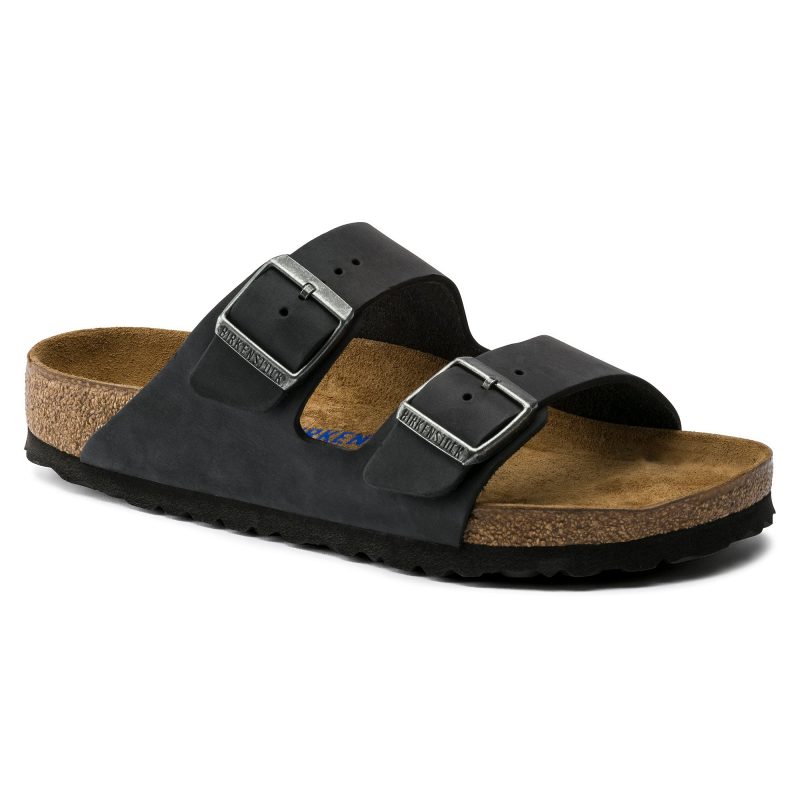 Arizona Soft Footbed Oiled Leather Black