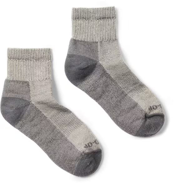 Merino Wool Lightweight Hiking Quarter Socks
