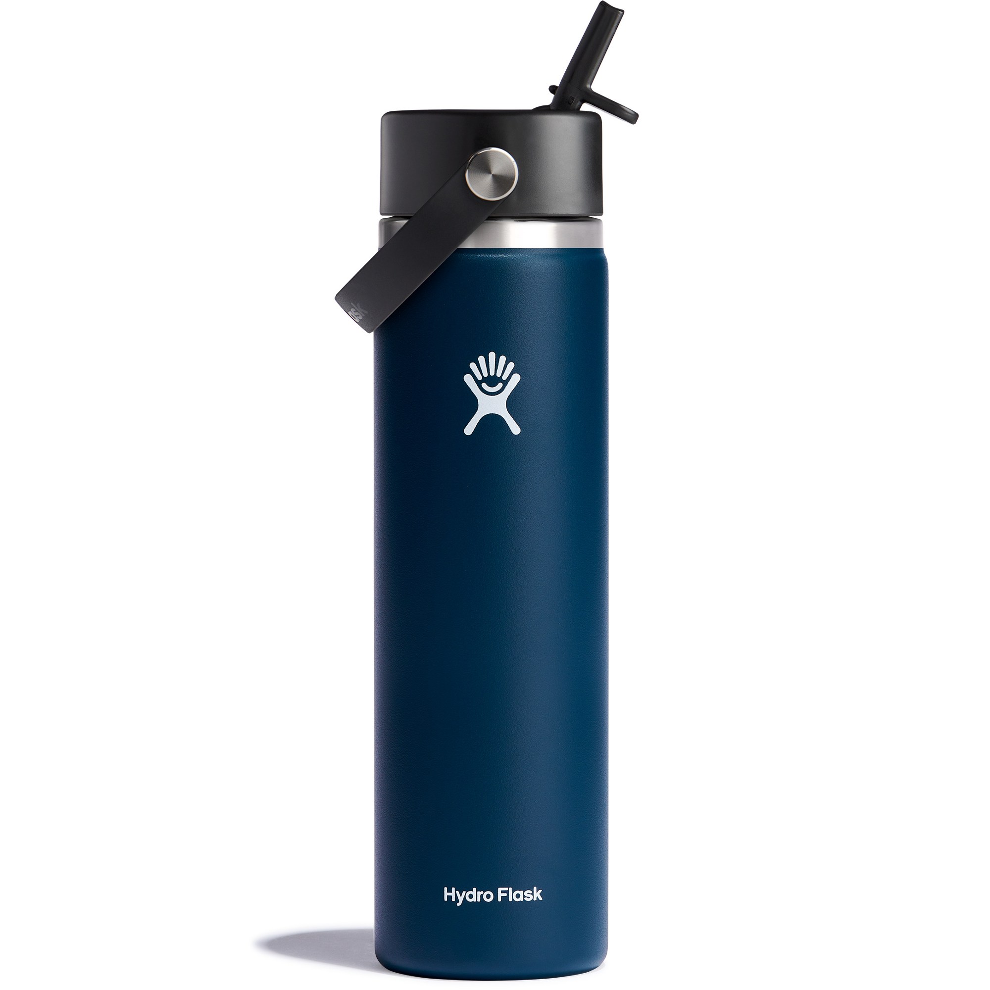 Wide-Mouth Vacuum Water Bottle with Flex Straw Cap - 24 fl. oz.