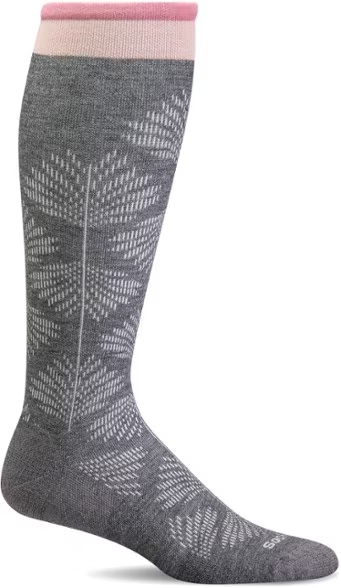 Full Floral Wide-Calf Socks - Women's
