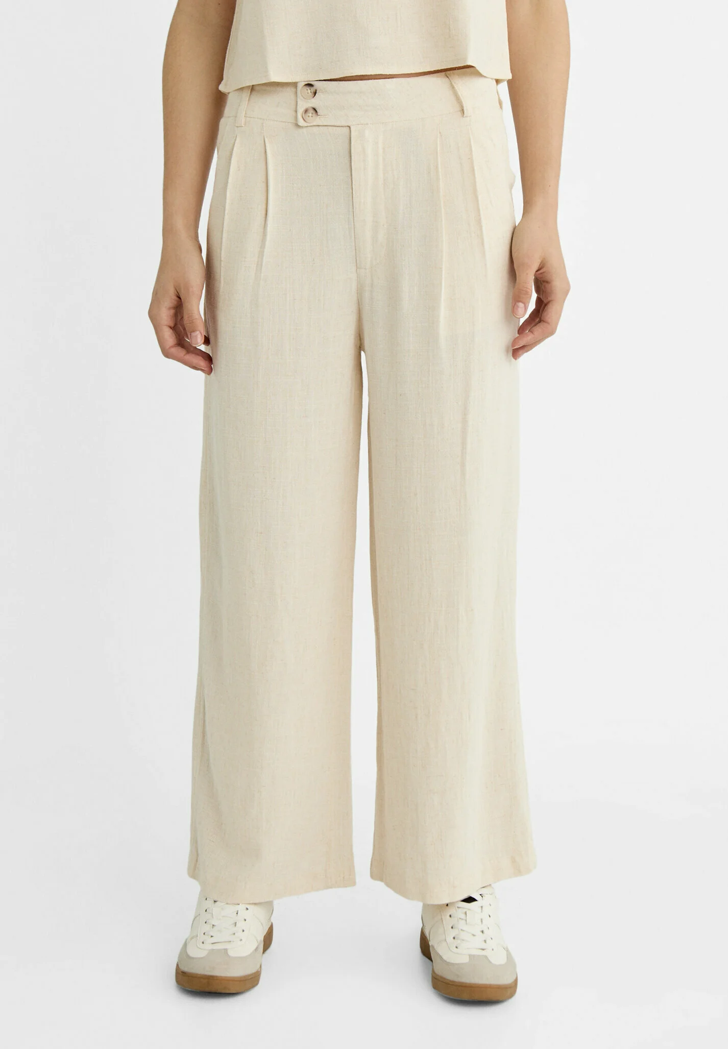 Stradivarius WIDE-LEG - Pantaloni