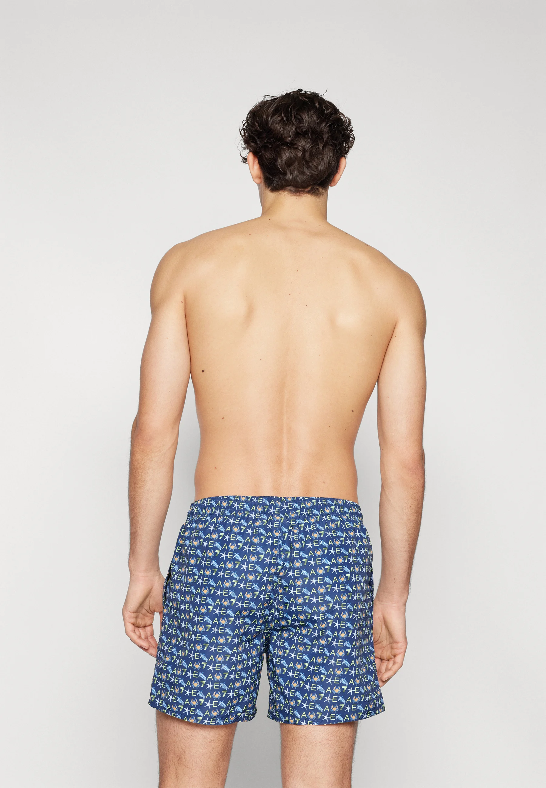 EA7 Emporio Armani WATER SPORTS MONOGRAM BOXER - Shorts da mare