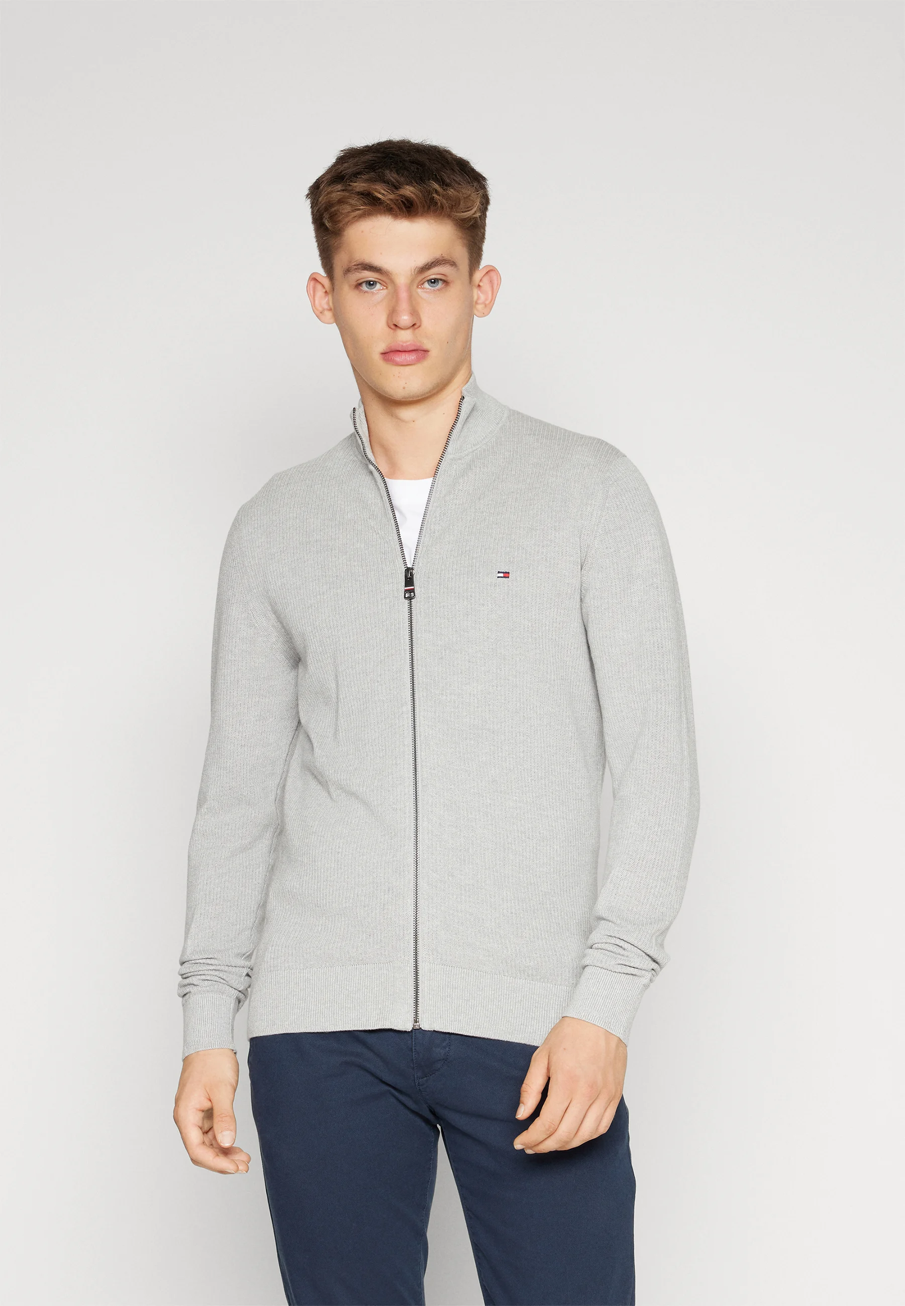 CHAIN RIDGE STRUCTURE ZIP THRU - Cardigan