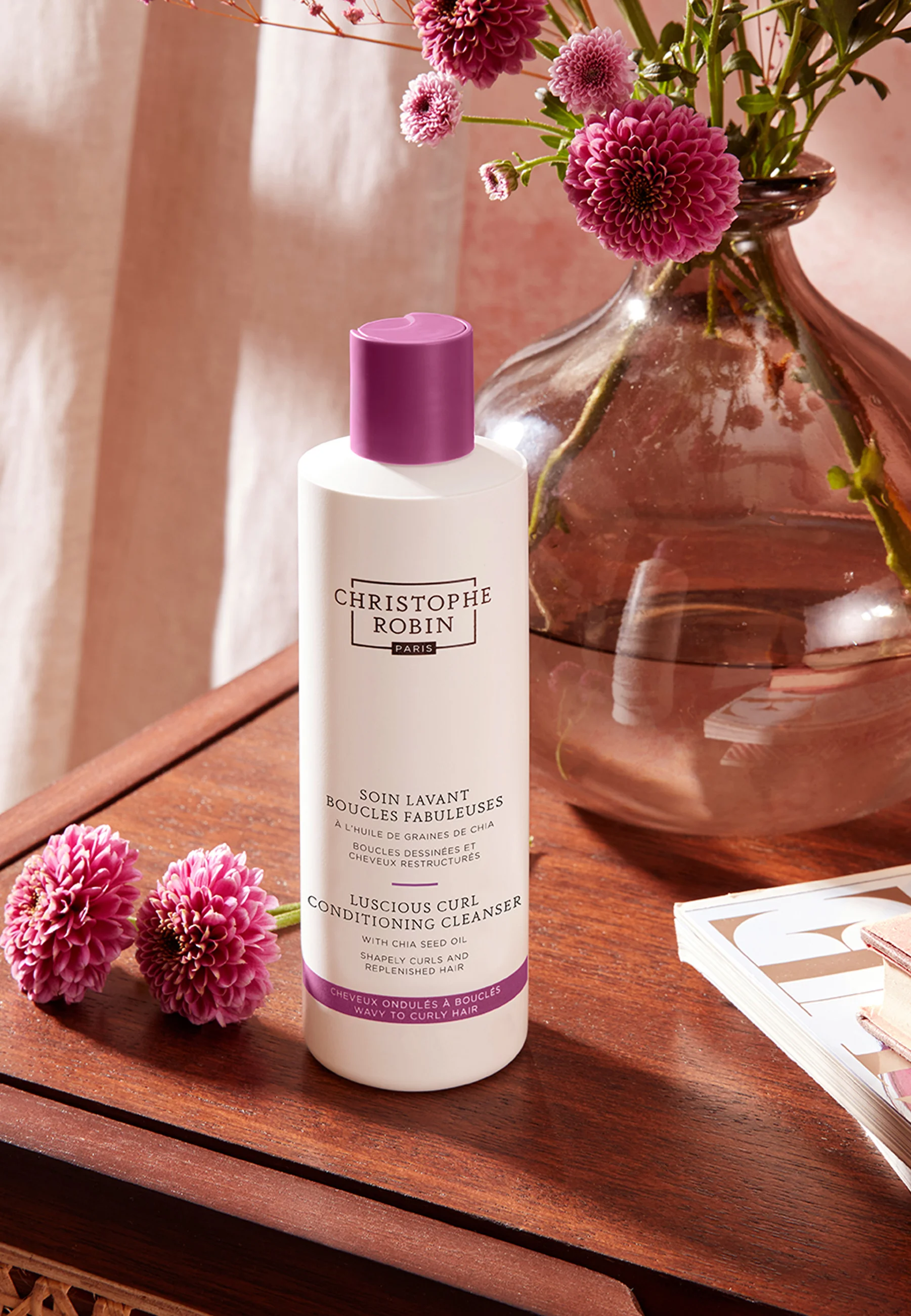 Christophe Robin LUSCIOUS CURL CONDITIONING CLEANSER WITH CHIA SEED OIL - Balsamo