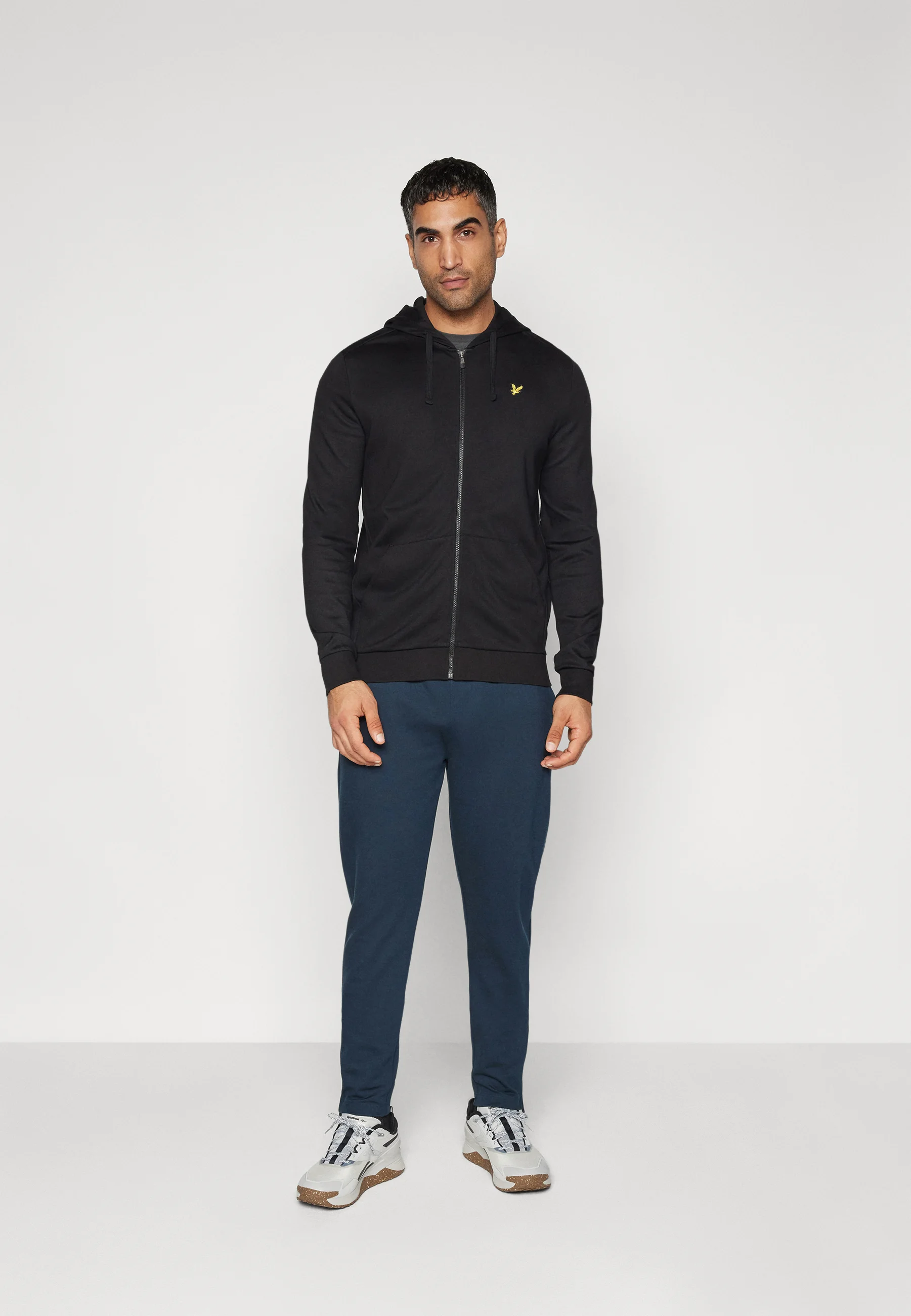 Lyle & Scott FULL-ZIP FLY FLEECE HOODIE - Giacca in pile