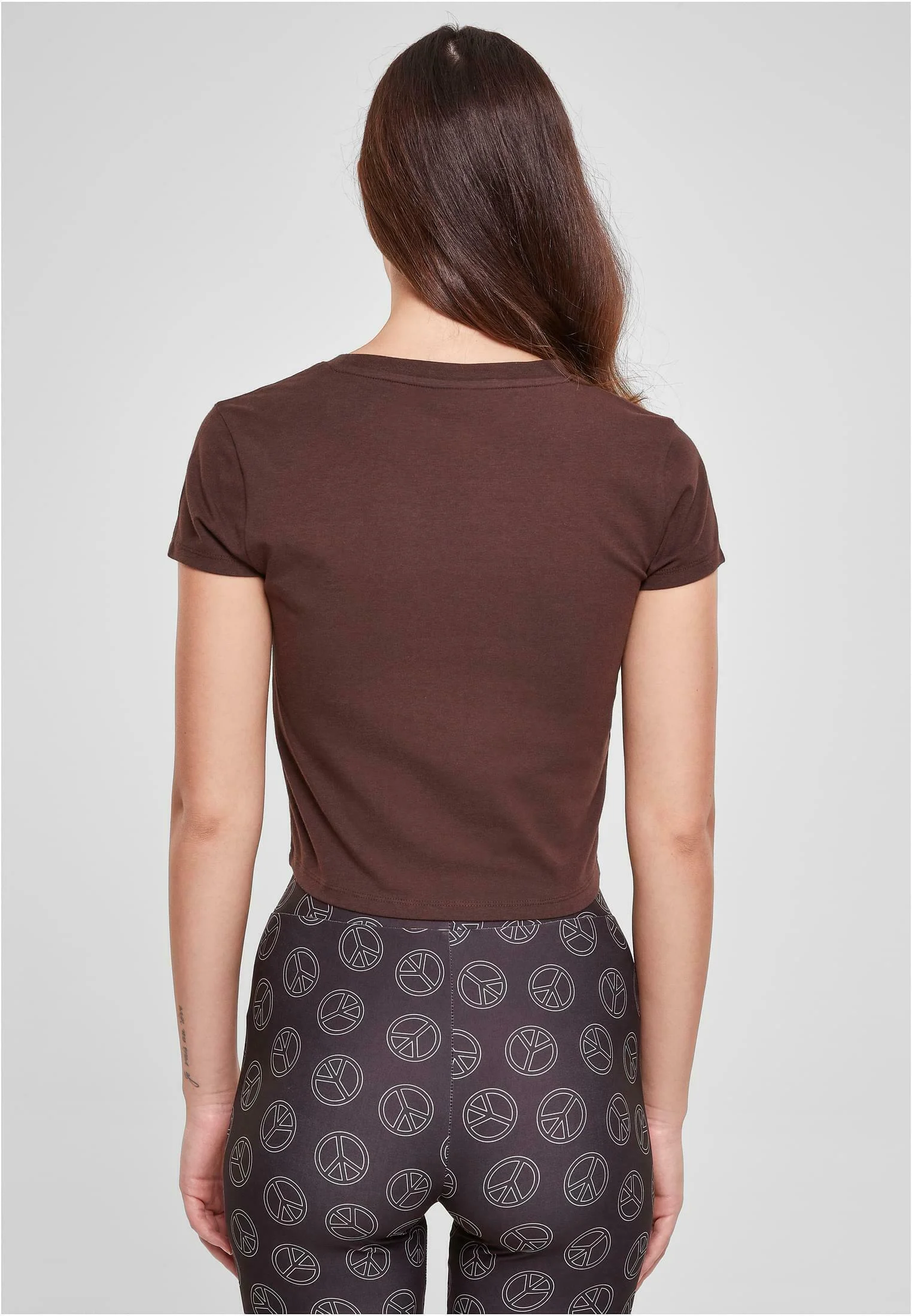 STRETCH JERSEY CROPPED TEE - T-shirt basic