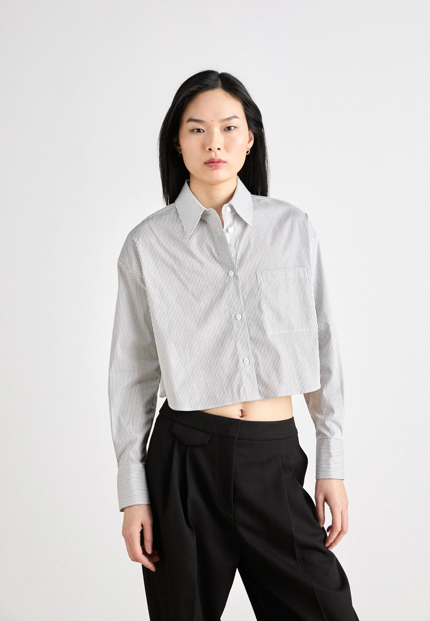 CROPPED STRIPE - Camicia