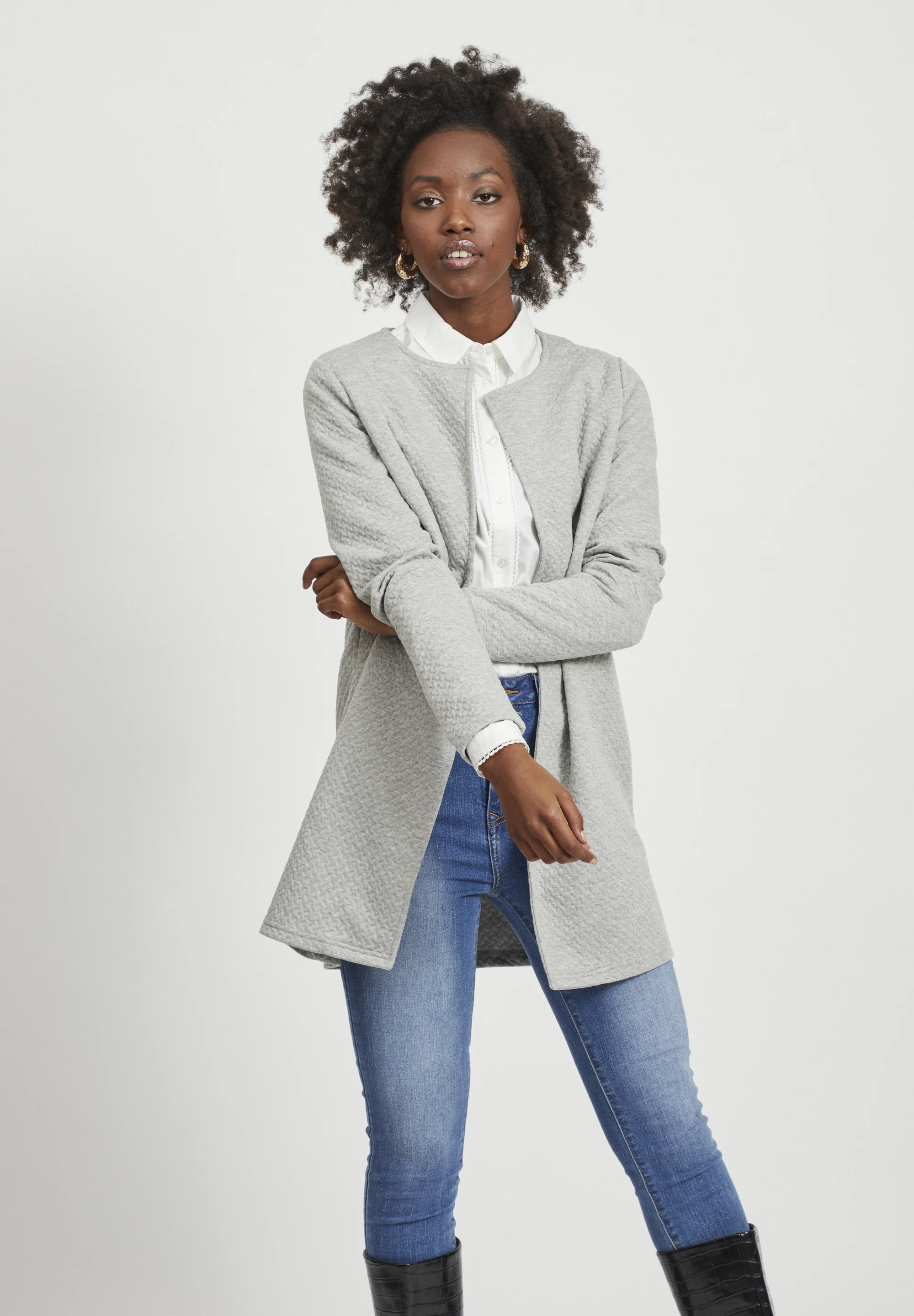 VINAJA NEW LONG JACKET - Cardigan