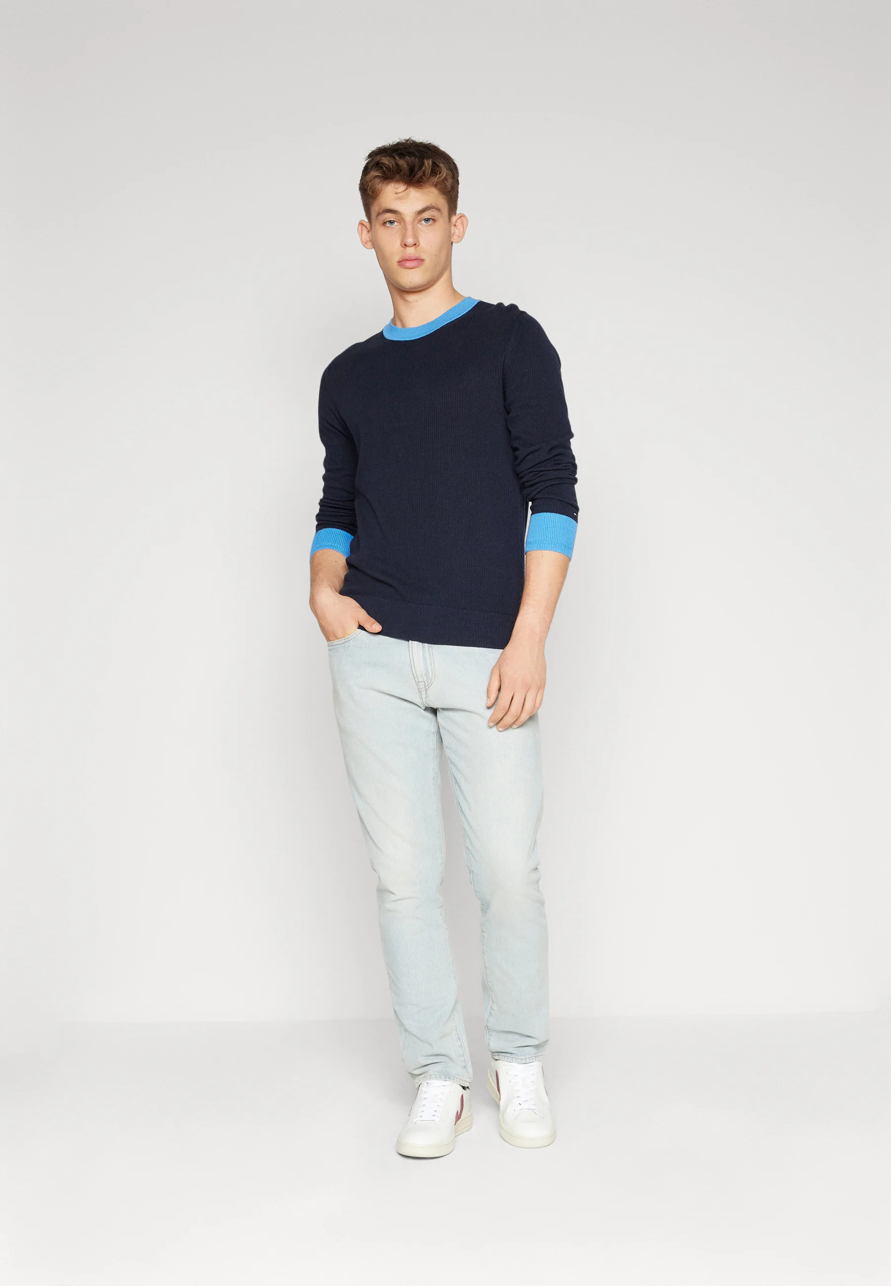 CHAIN RIDGE C NECK - Maglione