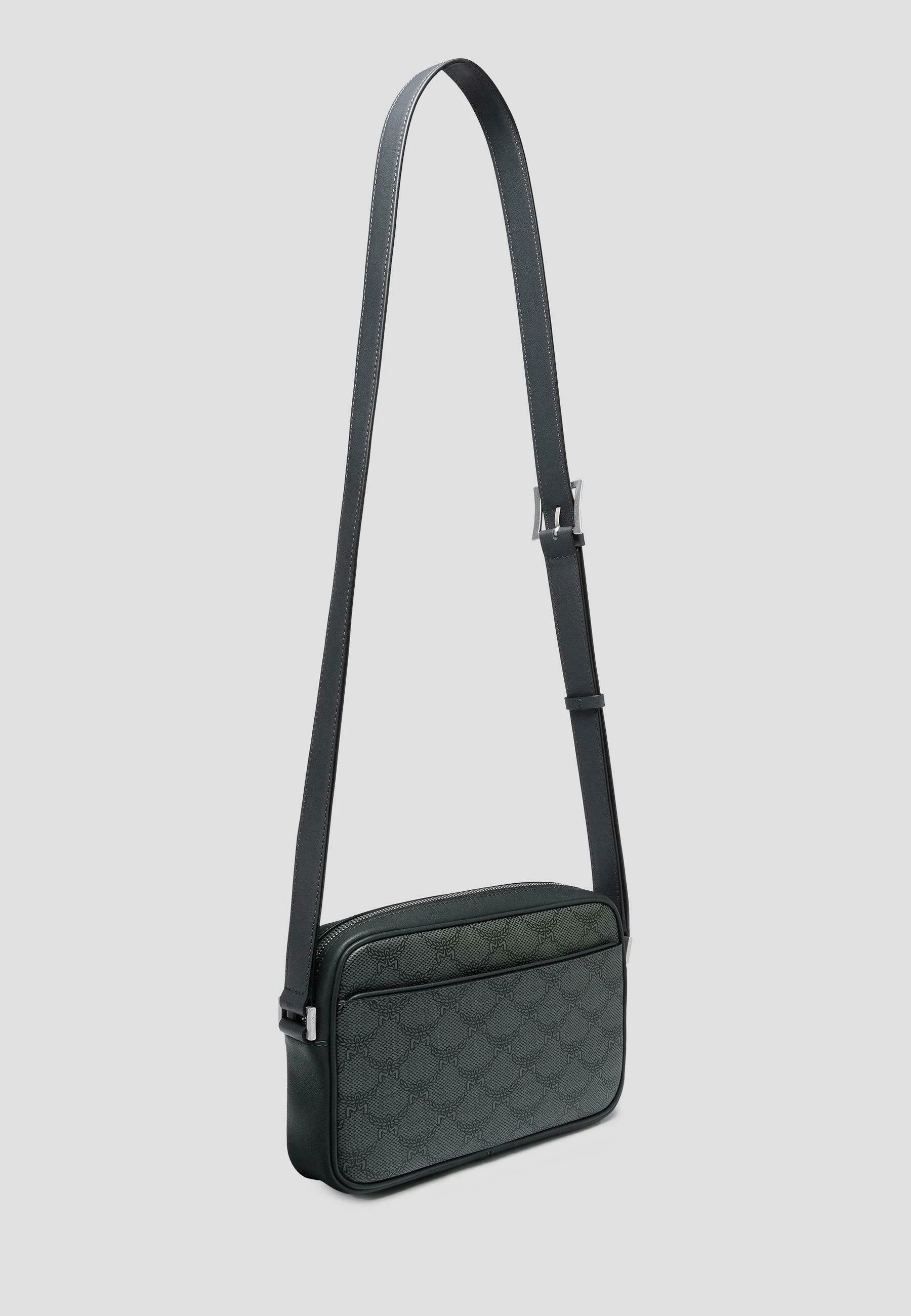 MCM LAURETOS COATED CANVAS CROSSBODY SMLCO00 - Borsa a tracolla