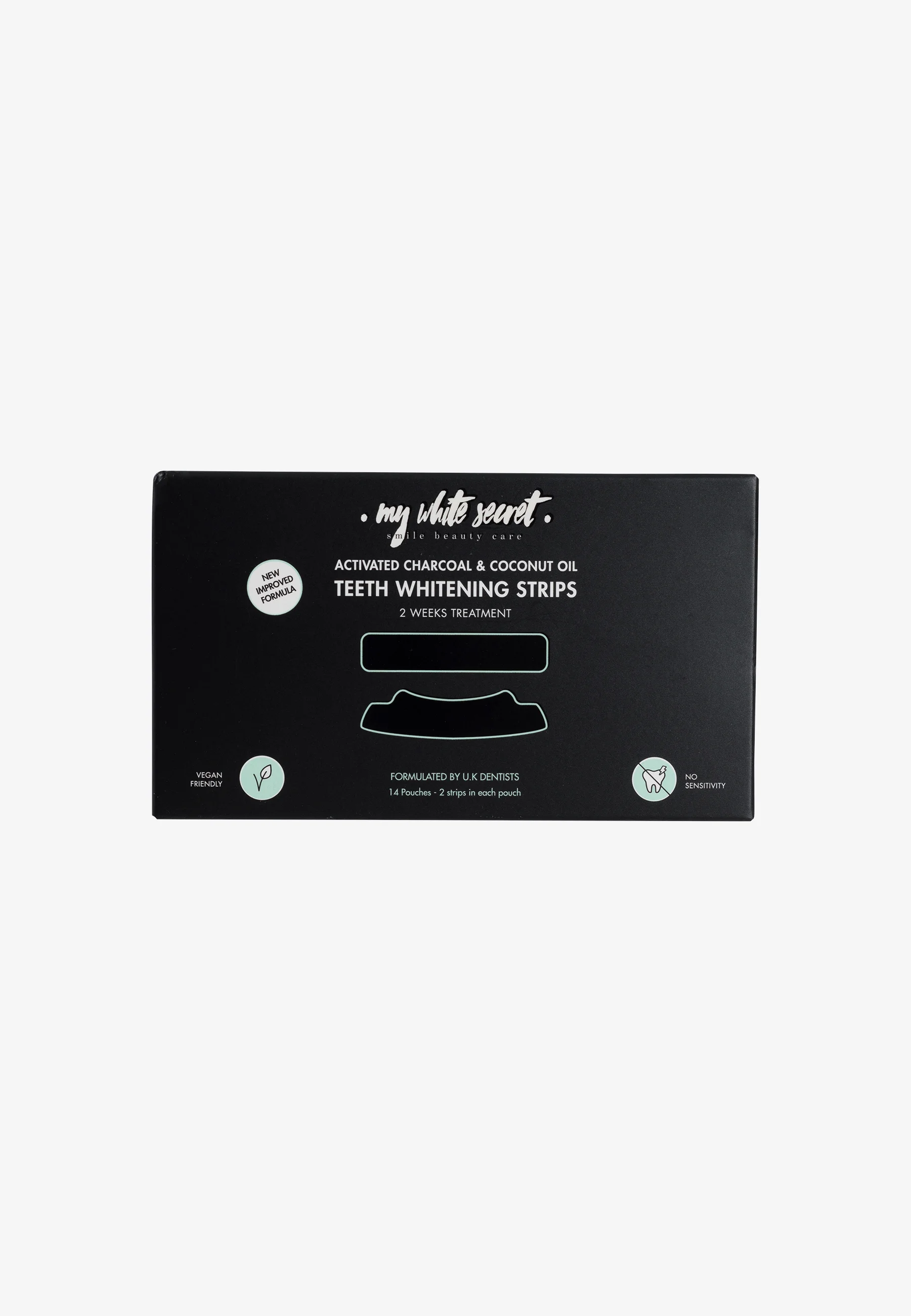 My White Secret CHARCOAL TEETH WHITENING STRIPS - Cura dei denti
