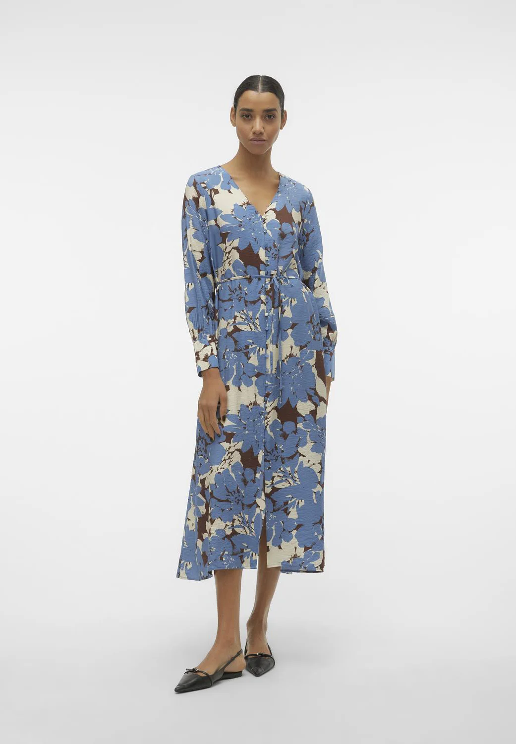 Vero Moda VMBRITA BERTA DRESS - Abito a camicia