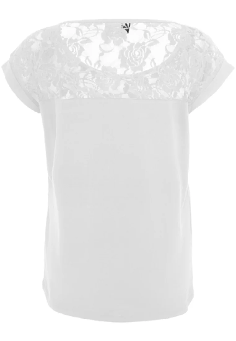 LADIES TOP LACES TEE - T-shirt con stampa