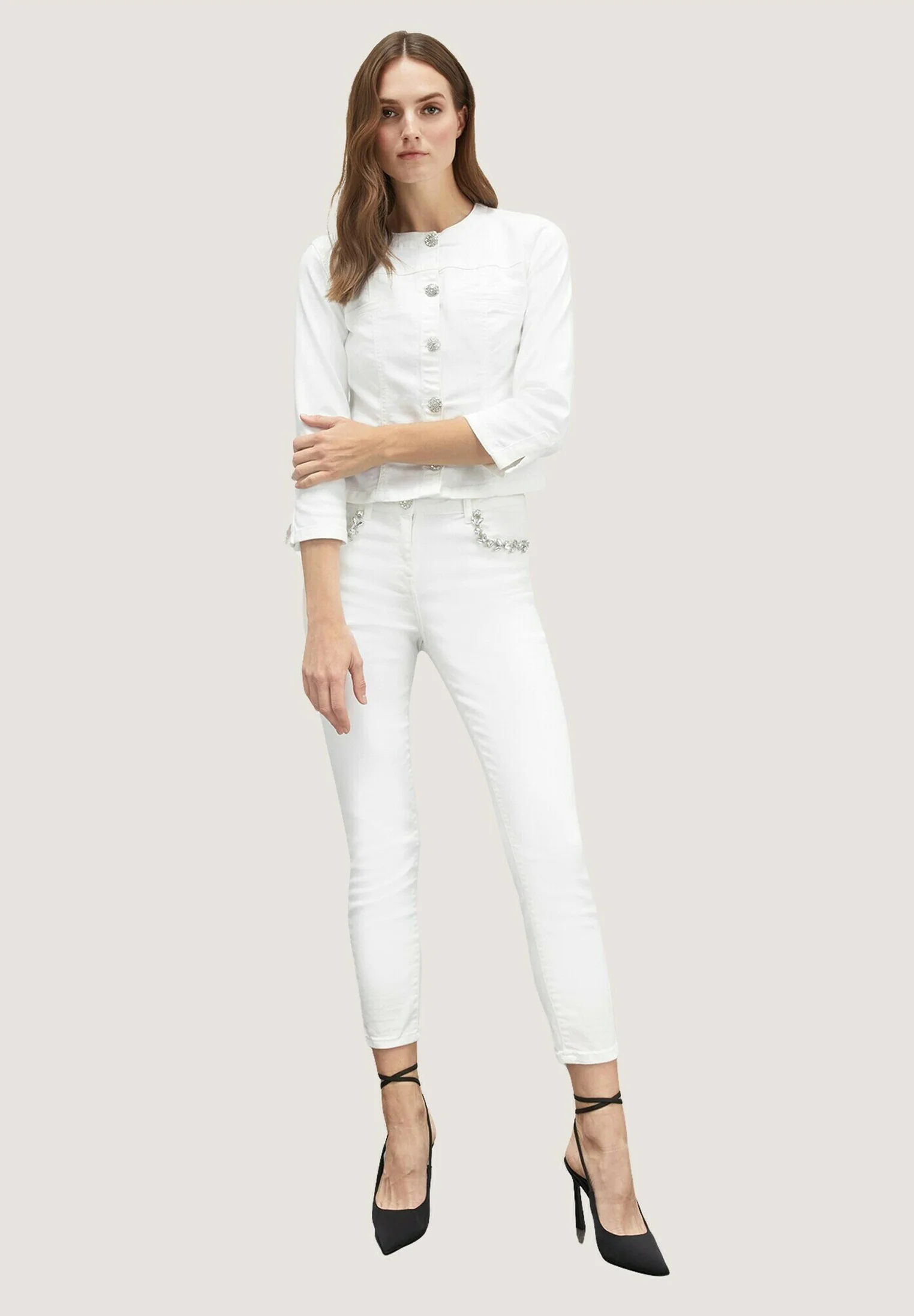Motivi IN DRILL - Giacca di jeans