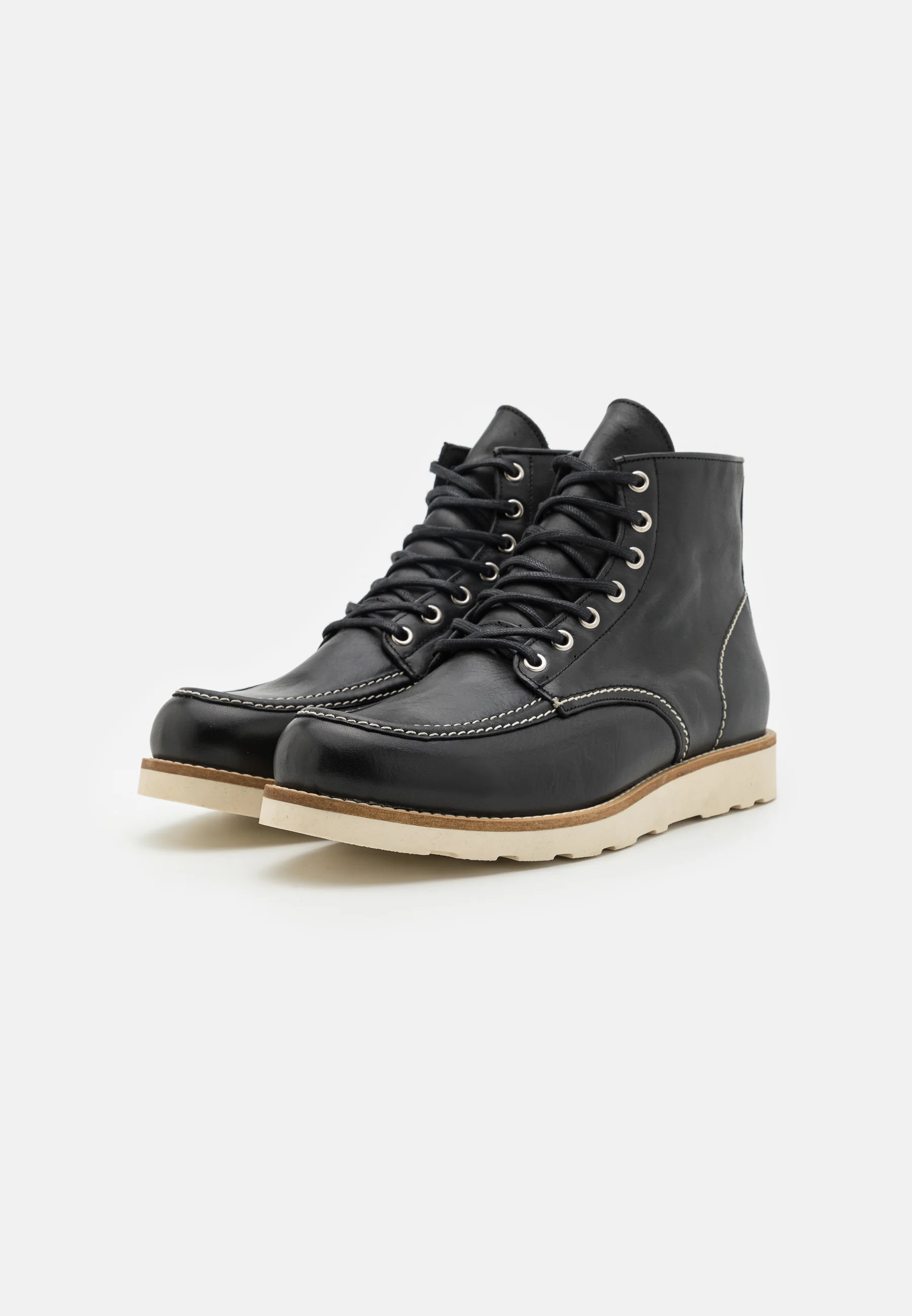 Zign LEATHER - Stivaletti stringati