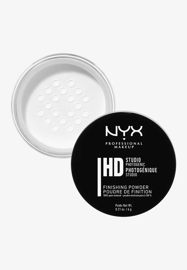 NYX Professional Makeup NYX PROFESSIONAL MAKEUP STUDIO FINISHING POWDER - MINERALISCHES, LOSES FIXIERPUDER FÜR EIN EBENMÄSSIGES, MATTES FINISH, TRANSPARENT - Cipria
