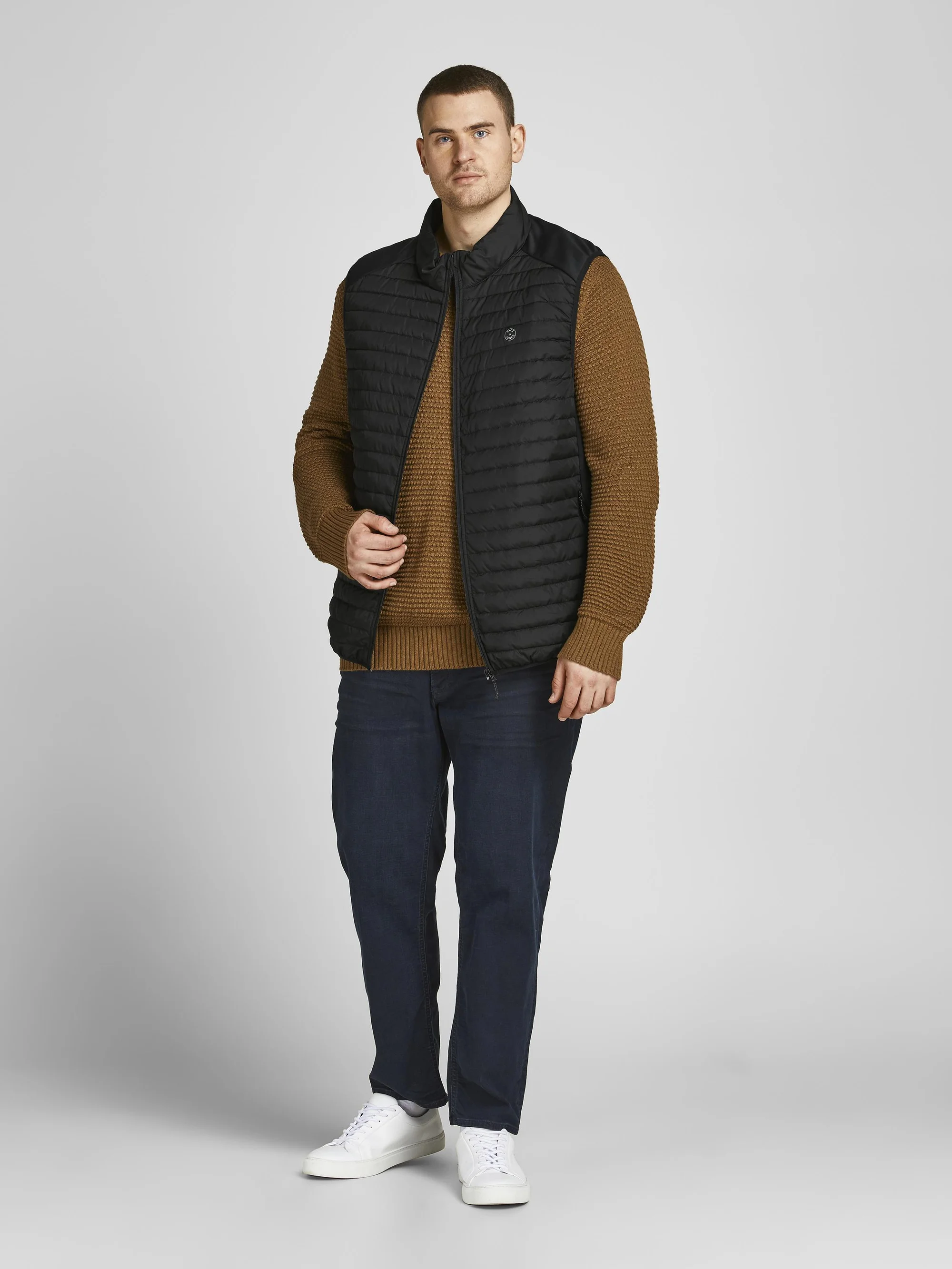 Jack & Jones BODYWARMER COLLAR- Smanicato