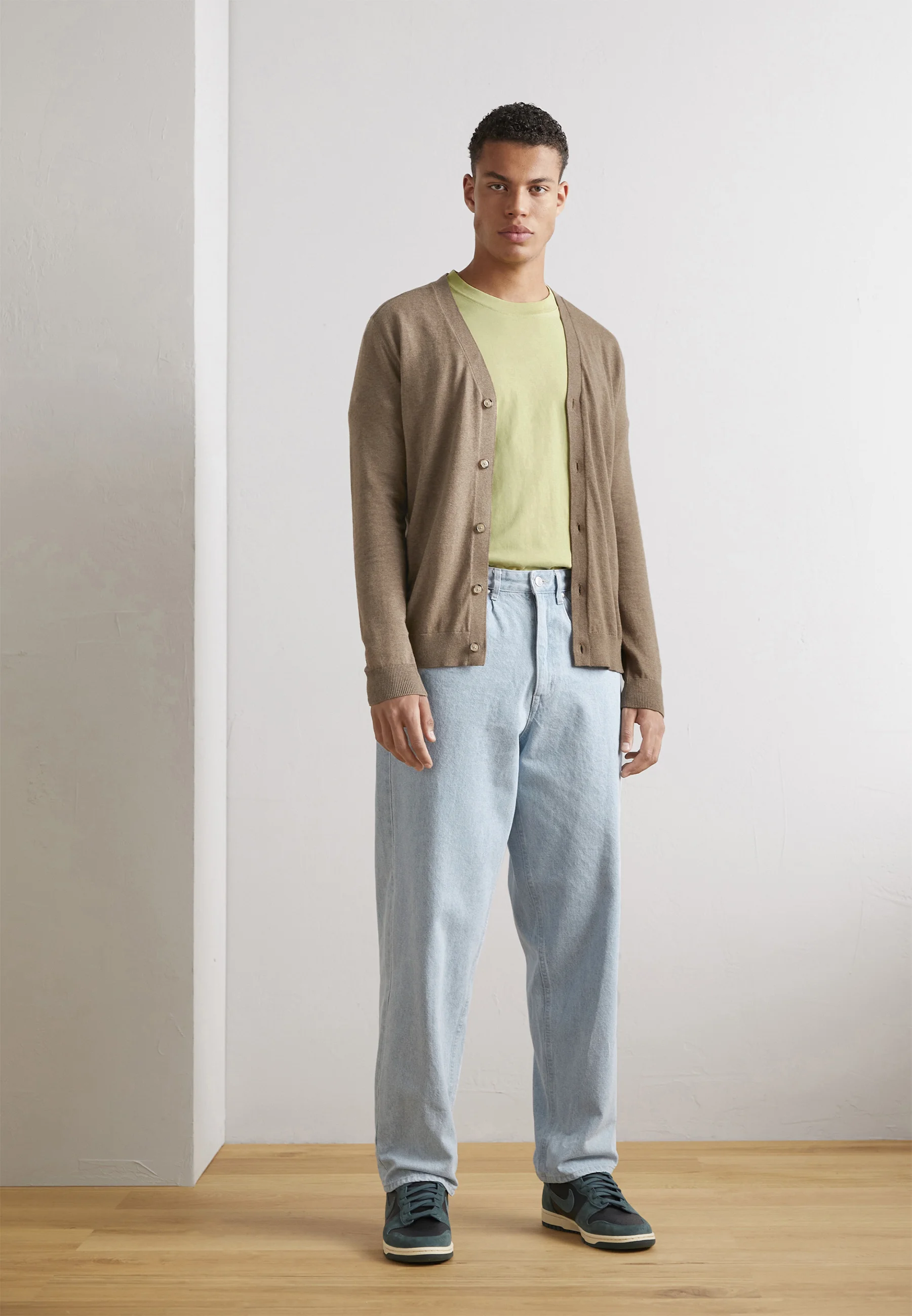 Selected Homme SLHBERG V NECK CARDIGAN - Cardigan