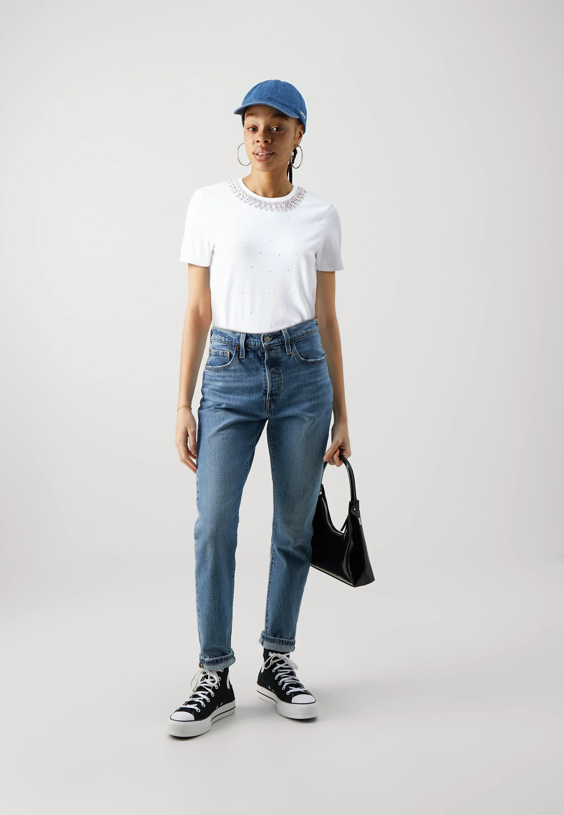 ONLY ONLJULIA EMBELLISMENT BOX - T-shirt con stampa