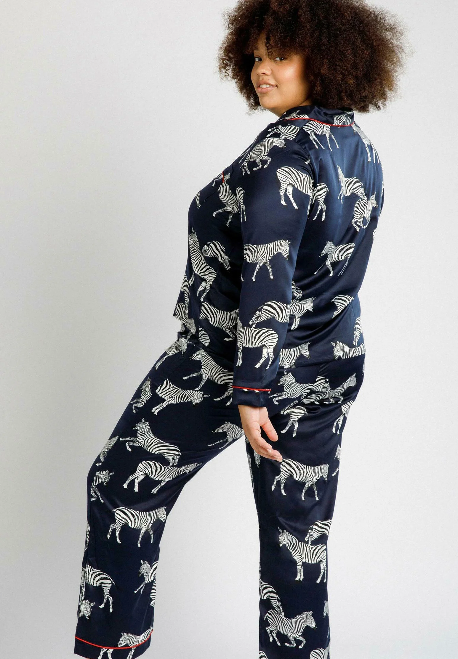 Chelsea Peers ZEBRA SATIN - Pigiama