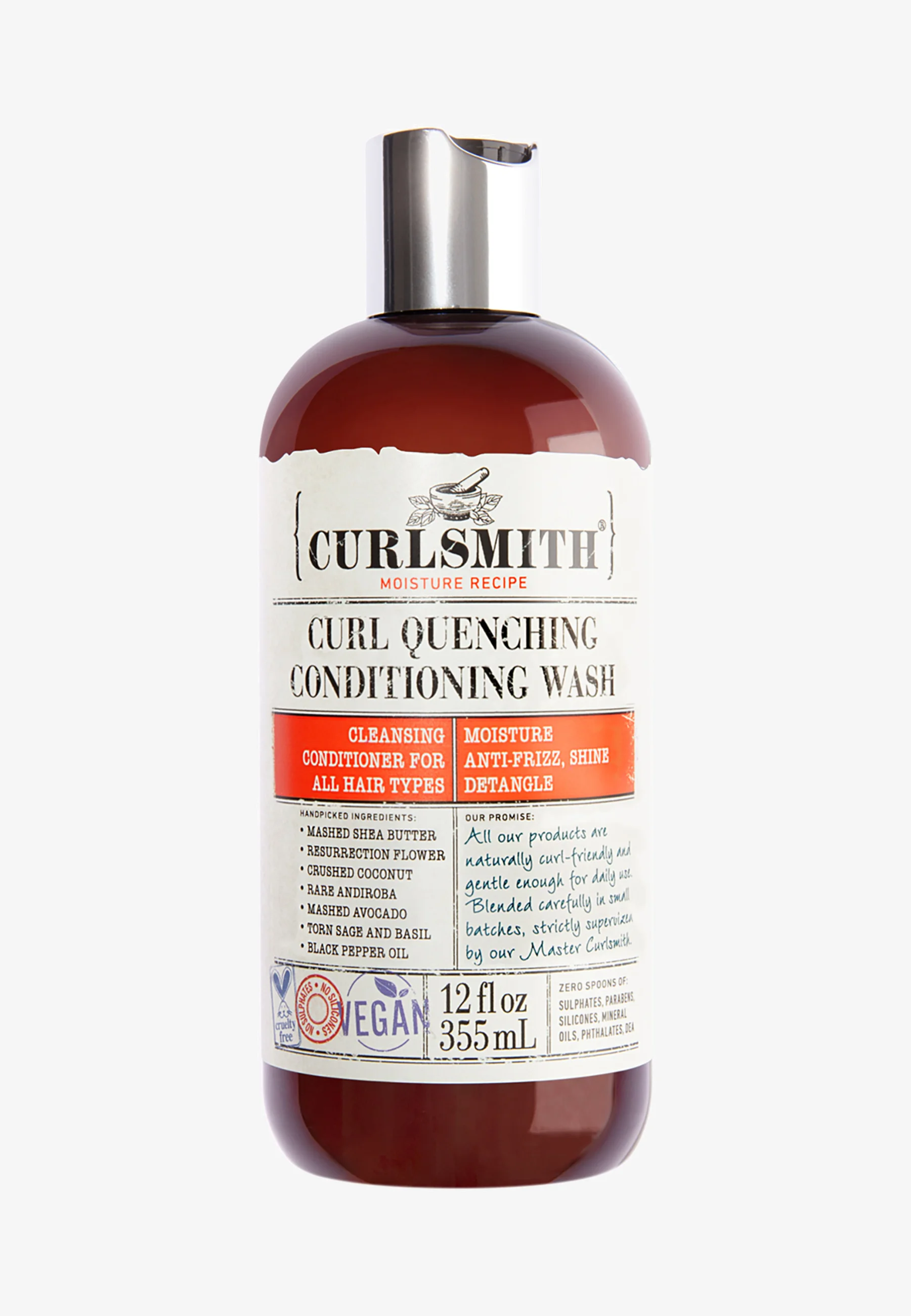 Curlsmith QUENCHING CONDITONING WASH 350G - Balsamo