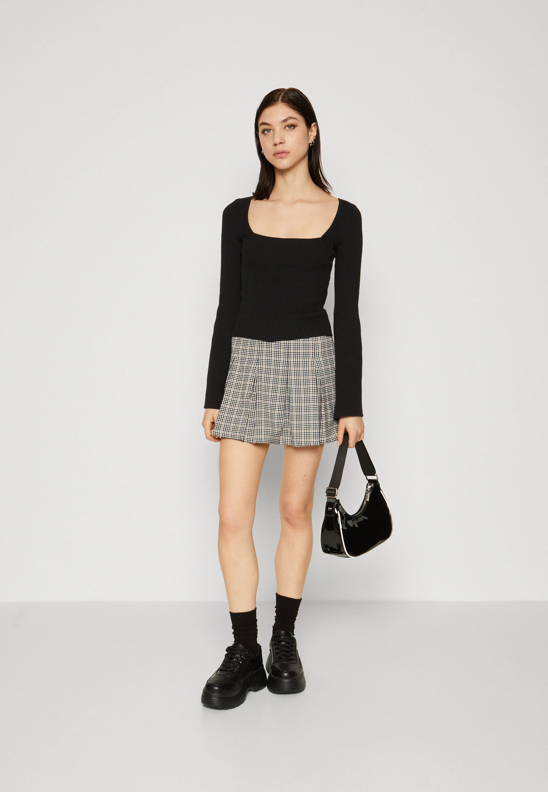 Hollister Co. COZY SQUARE-NECK SWEATER - Maglione