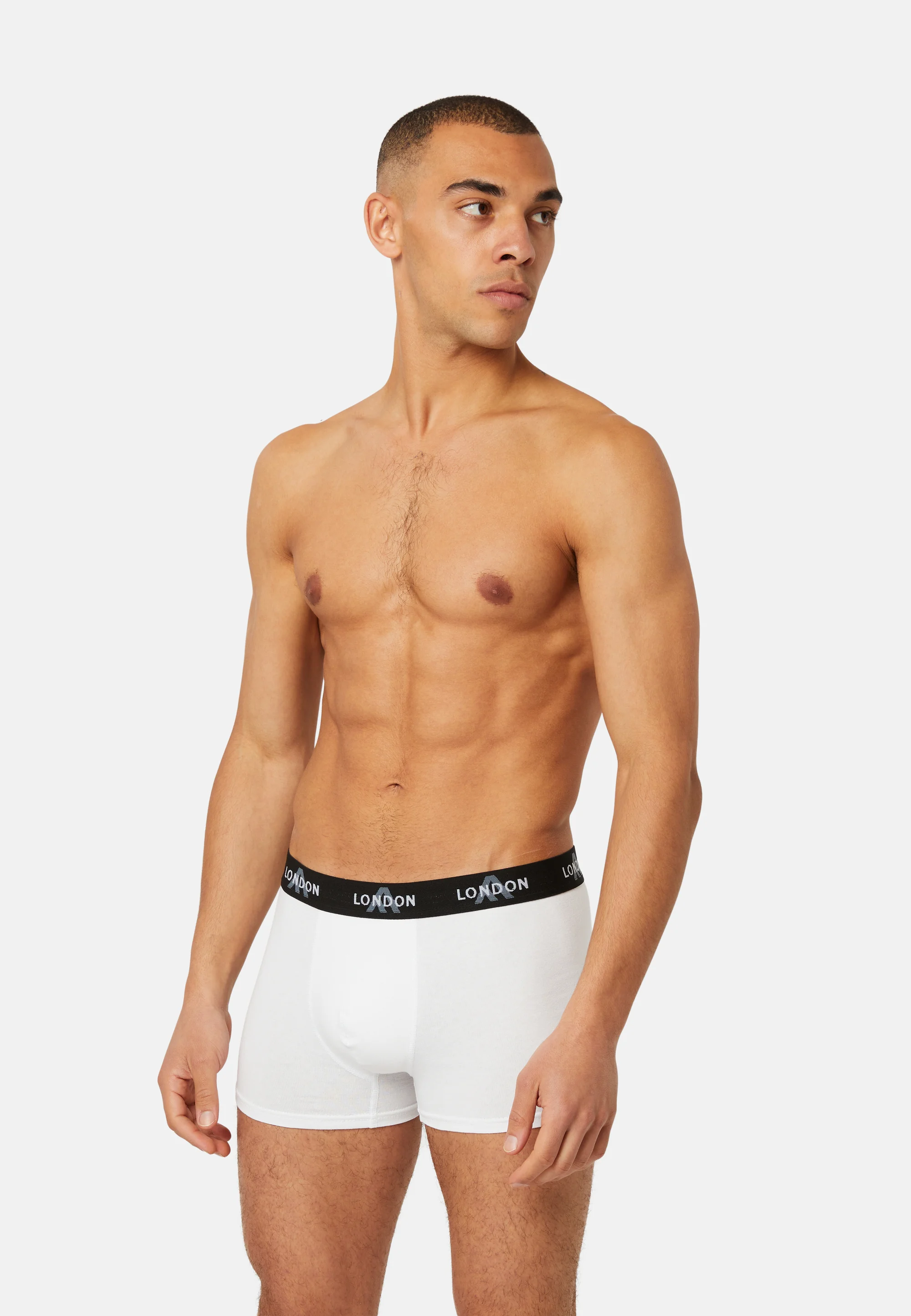 FM London 8-PACK FITTED HIPSTERS BOXER SHORTS - Culotte