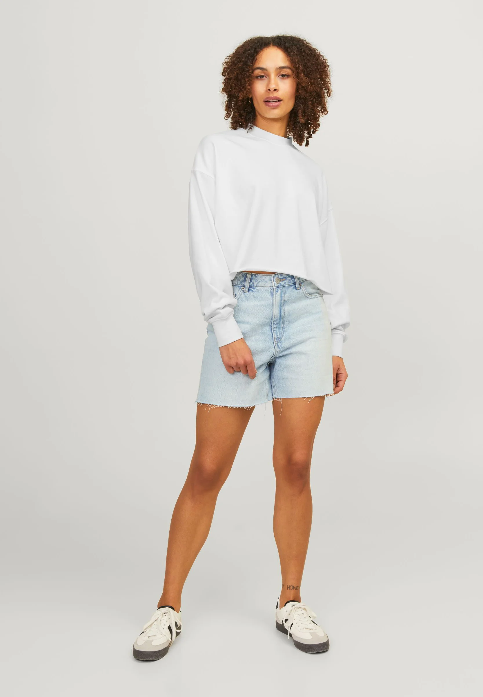 JJXX JXCAIA CROPPED CREW - Felpa