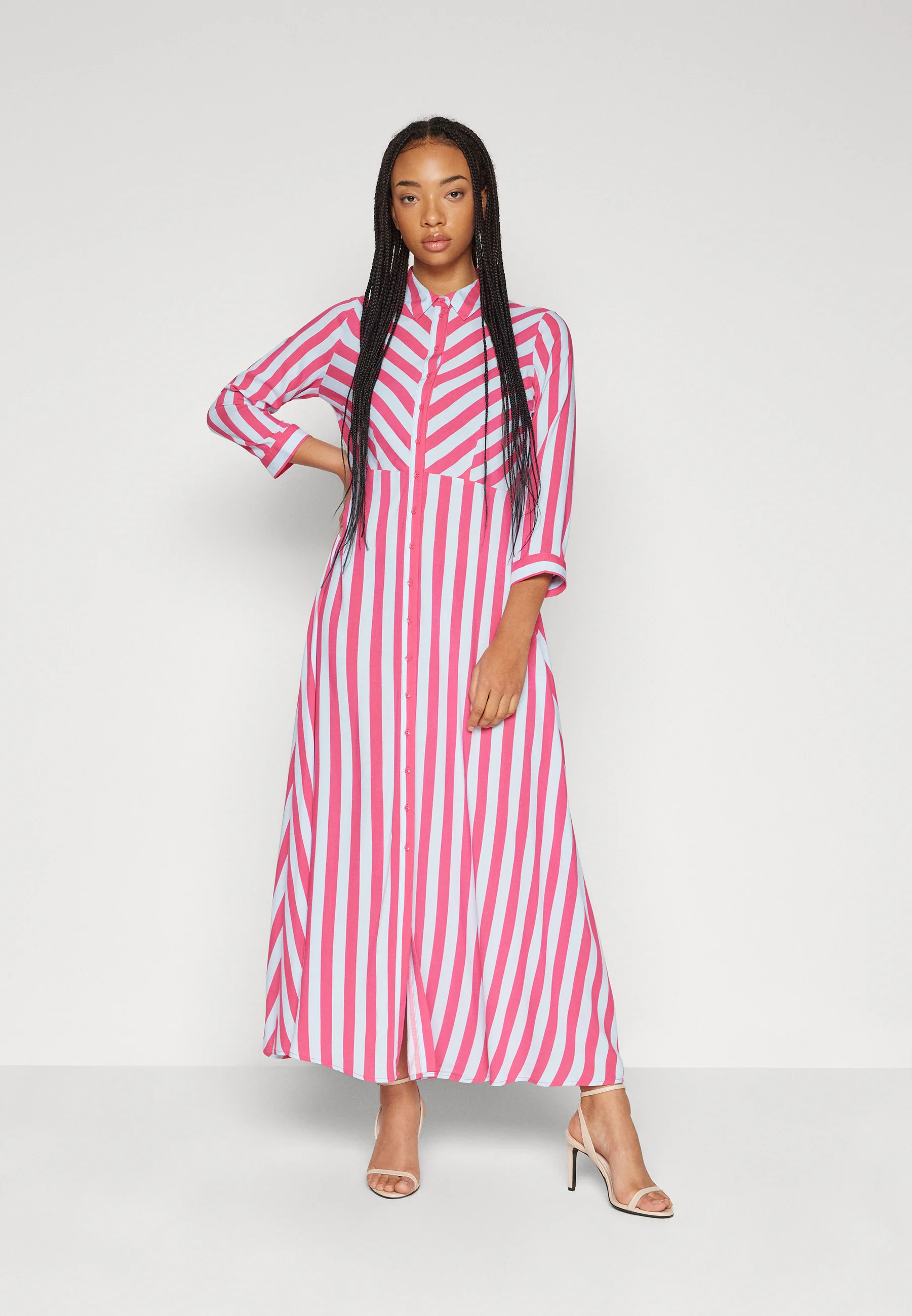 YAS YASSAVANNA LONG SHIRT DRESS - Vestito lungo