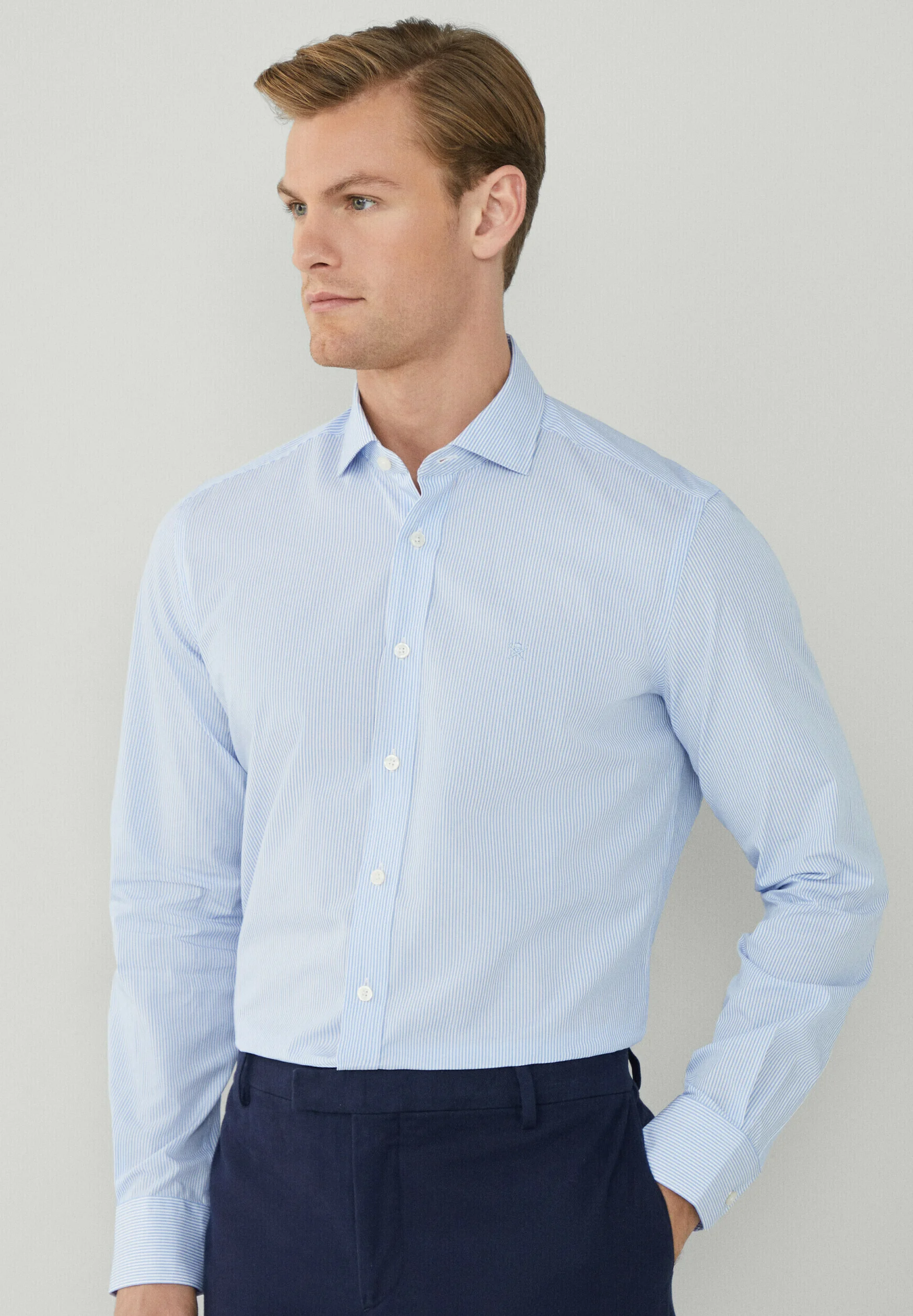 Hackett London ESSENTIAL FINE BENGAL STRIPE - Camicia