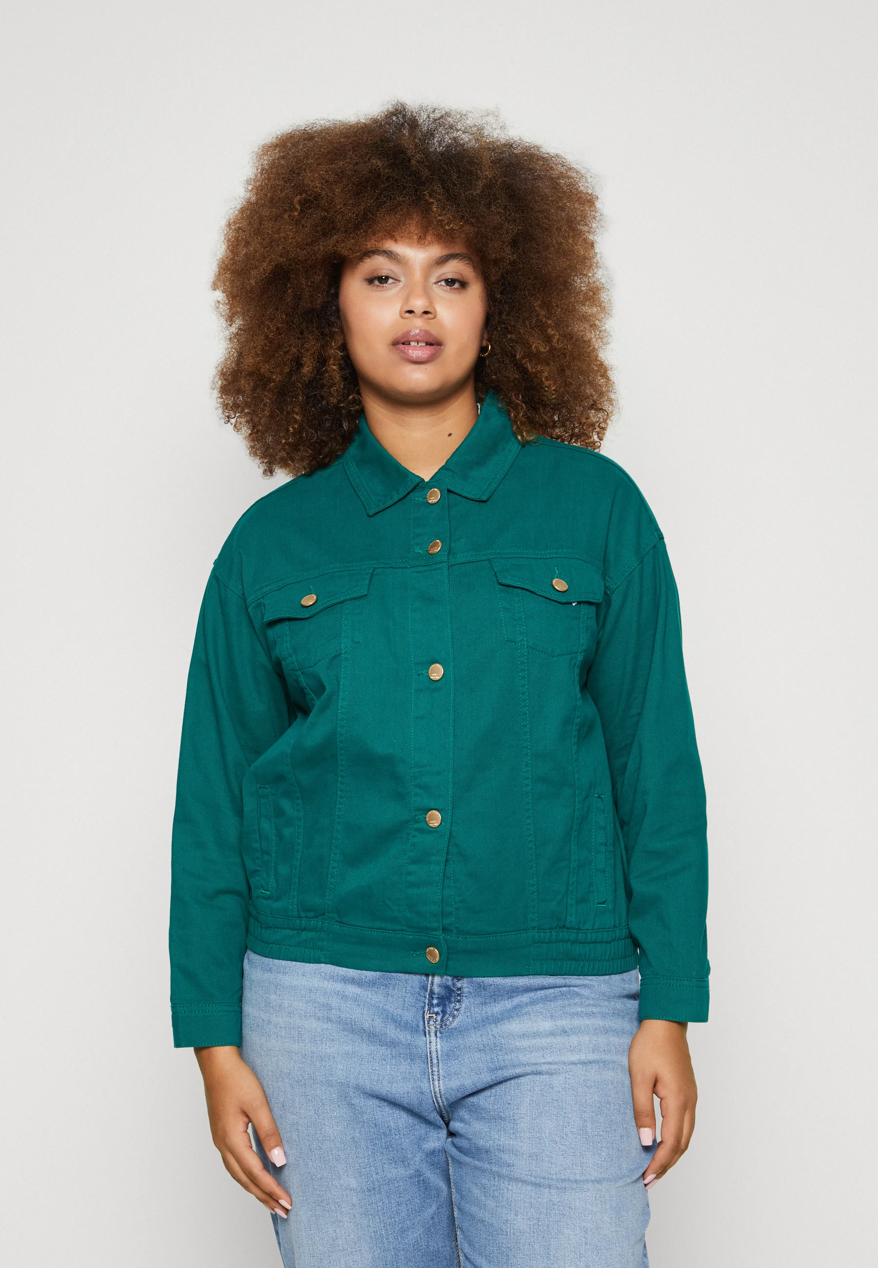 ONLY Carmakoma CARDREW JACKET - Giacca di jeans