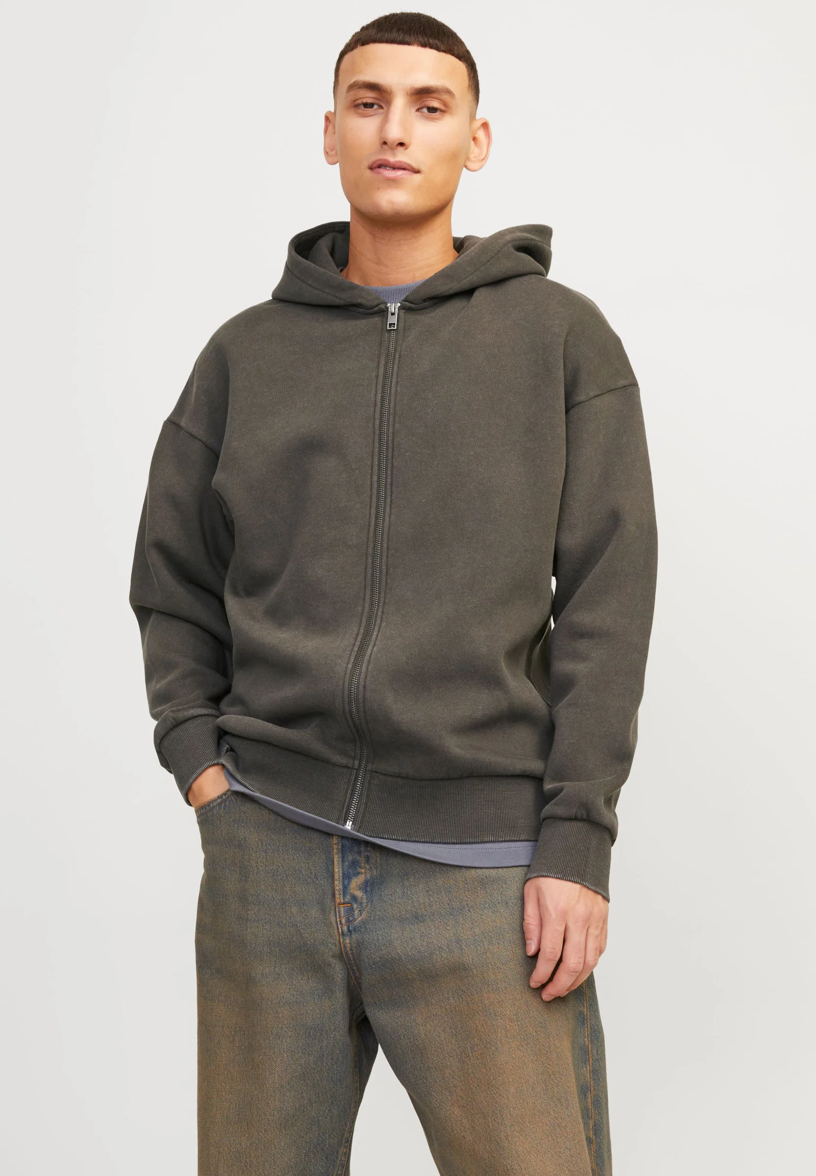 Jack & Jones JORIMMORTAL ZIP HOOD UNISEX - Felpa con zip