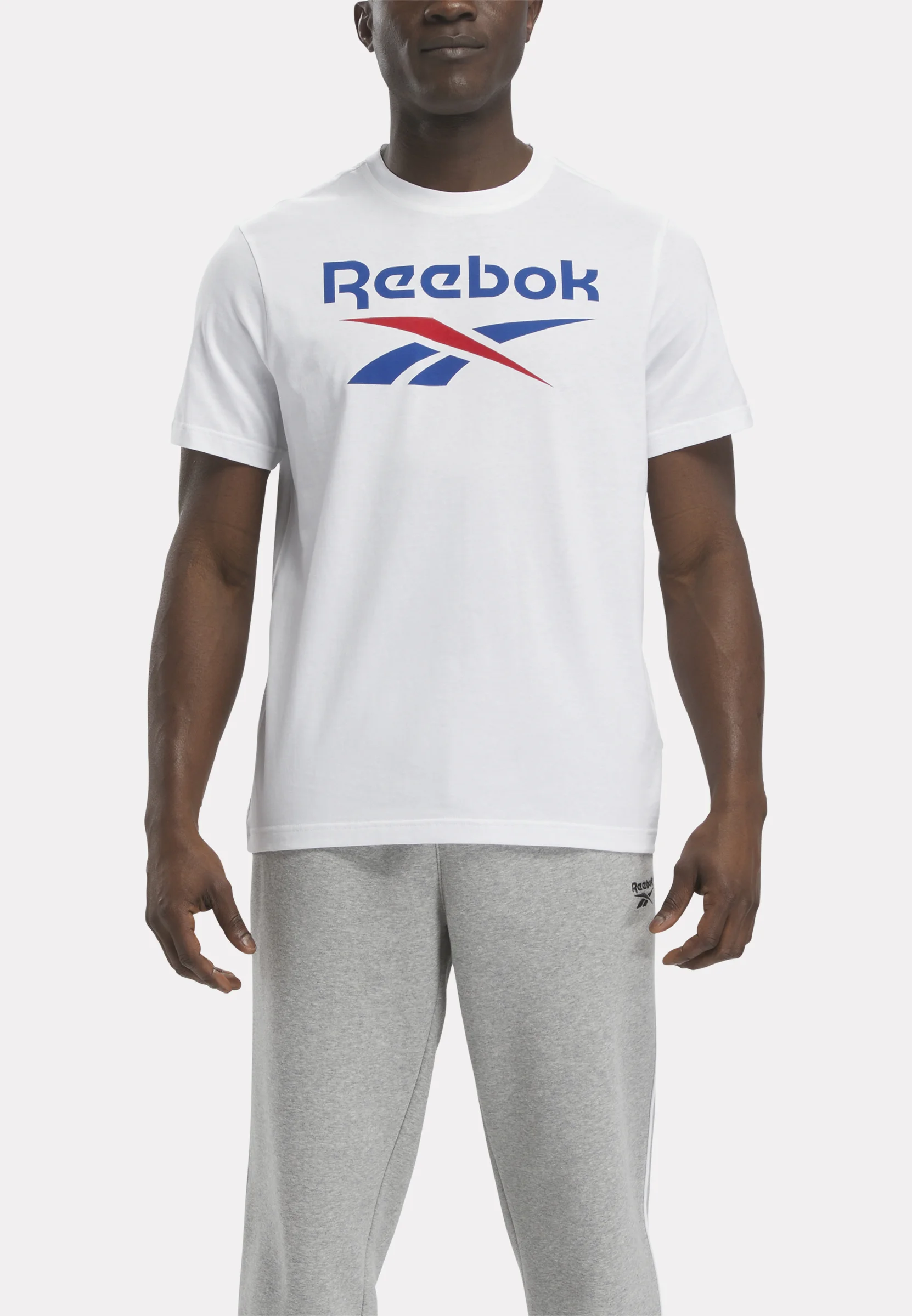 Reebok RI BIG STACKED LOGO - T-shirt con stampa