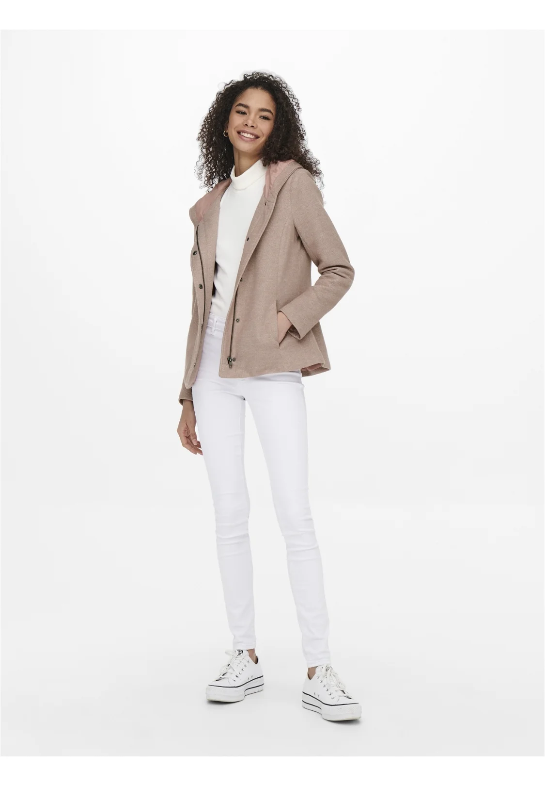 ONLY ONLNEWSEDONA LIGHT SHORT JACKET - Giacca da mezza stagione