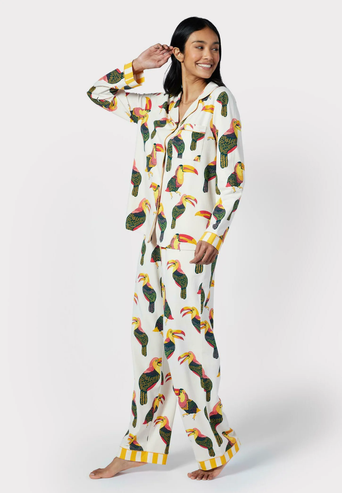 Chelsea Peers TOUCAN PRINT - Pigiama