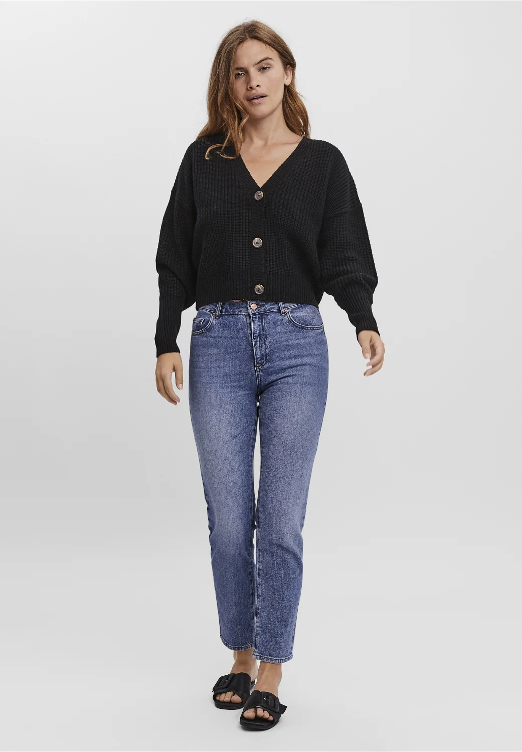 Vero Moda V-NECK CUFF - Cardigan