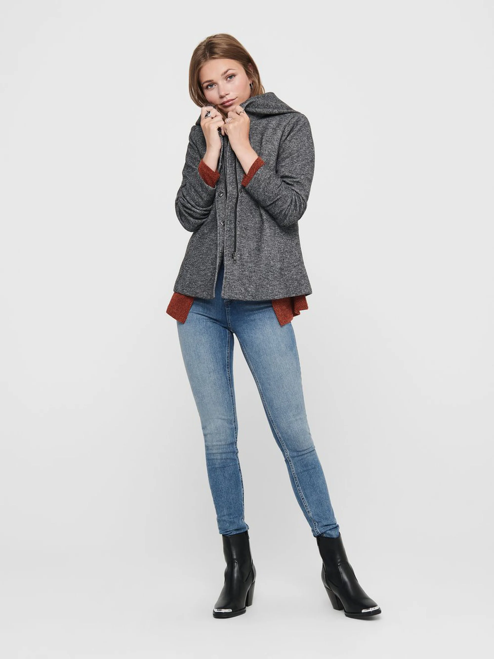 ONLY ONLNEWSEDONA LIGHT SHORT JACKET - Giacca da mezza stagione
