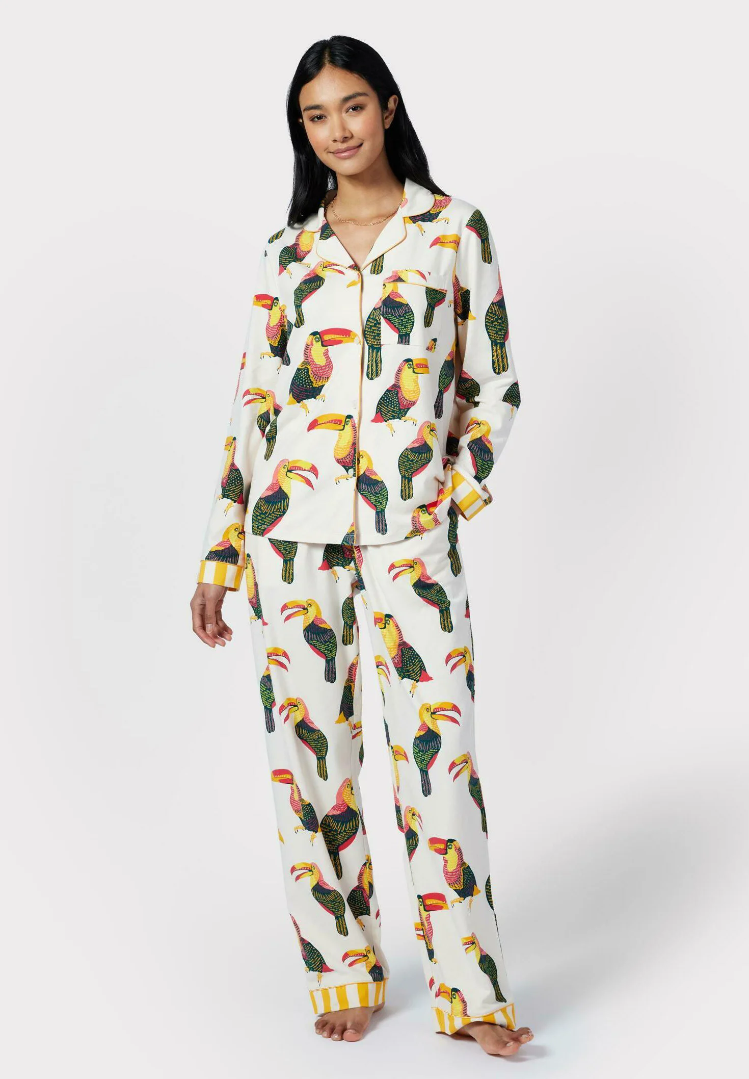 Chelsea Peers TOUCAN PRINT - Pigiama