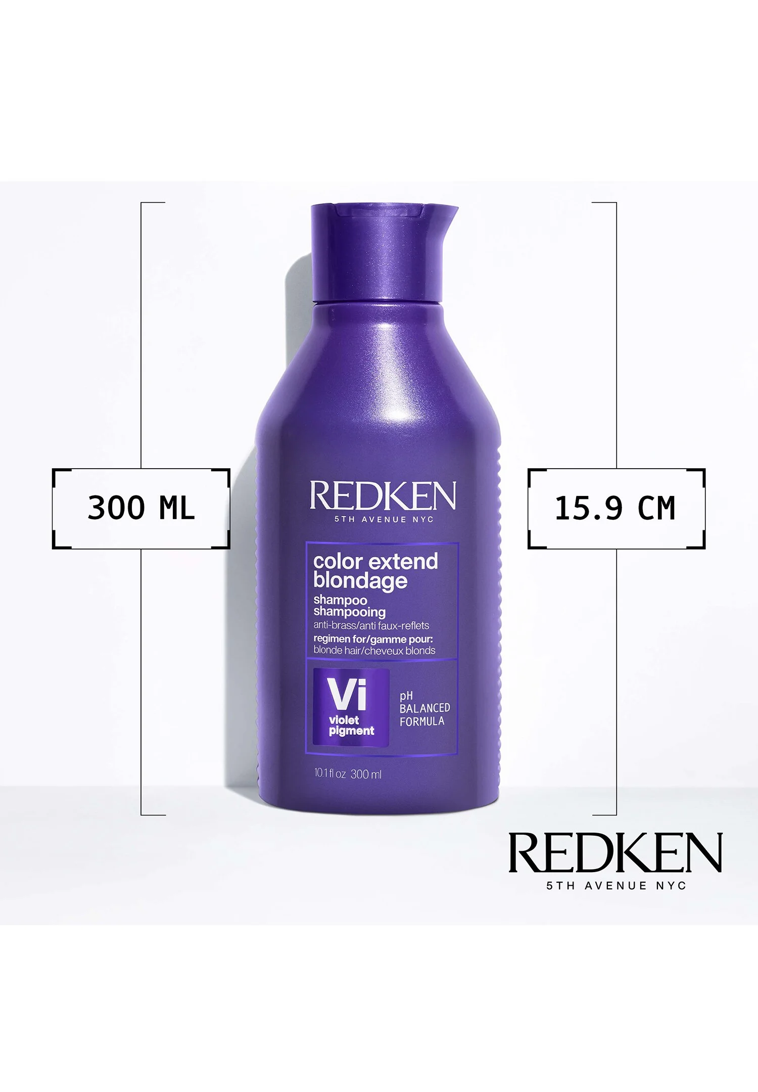 Redken COLOR EXTEND BLONDAGE SHAMPOO | ANTI BRASS AND ANTI YELLOW PURPLE SHAMPOO FOR BLONDE HAIR - Shampoo