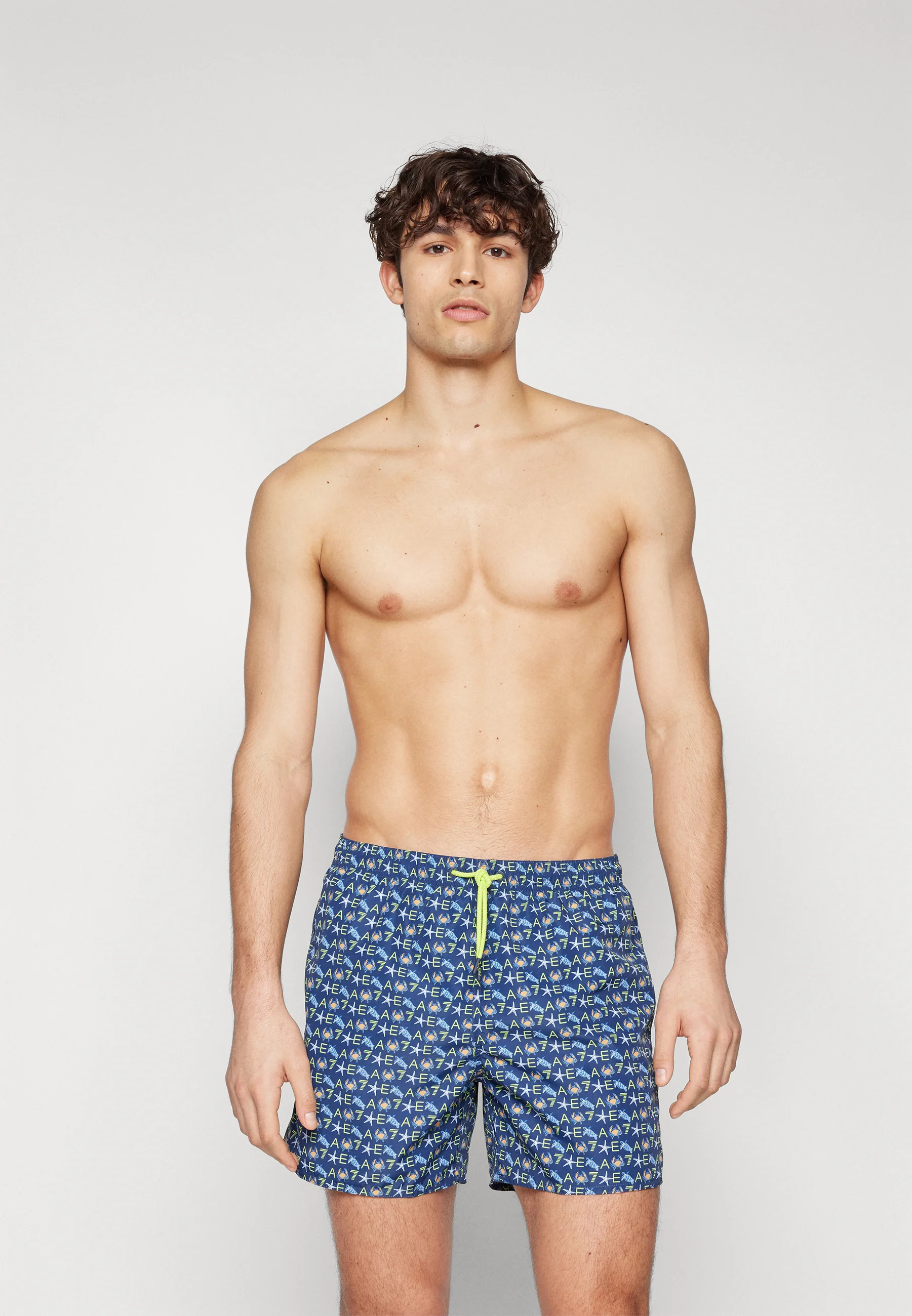EA7 Emporio Armani WATER SPORTS MONOGRAM BOXER - Shorts da mare