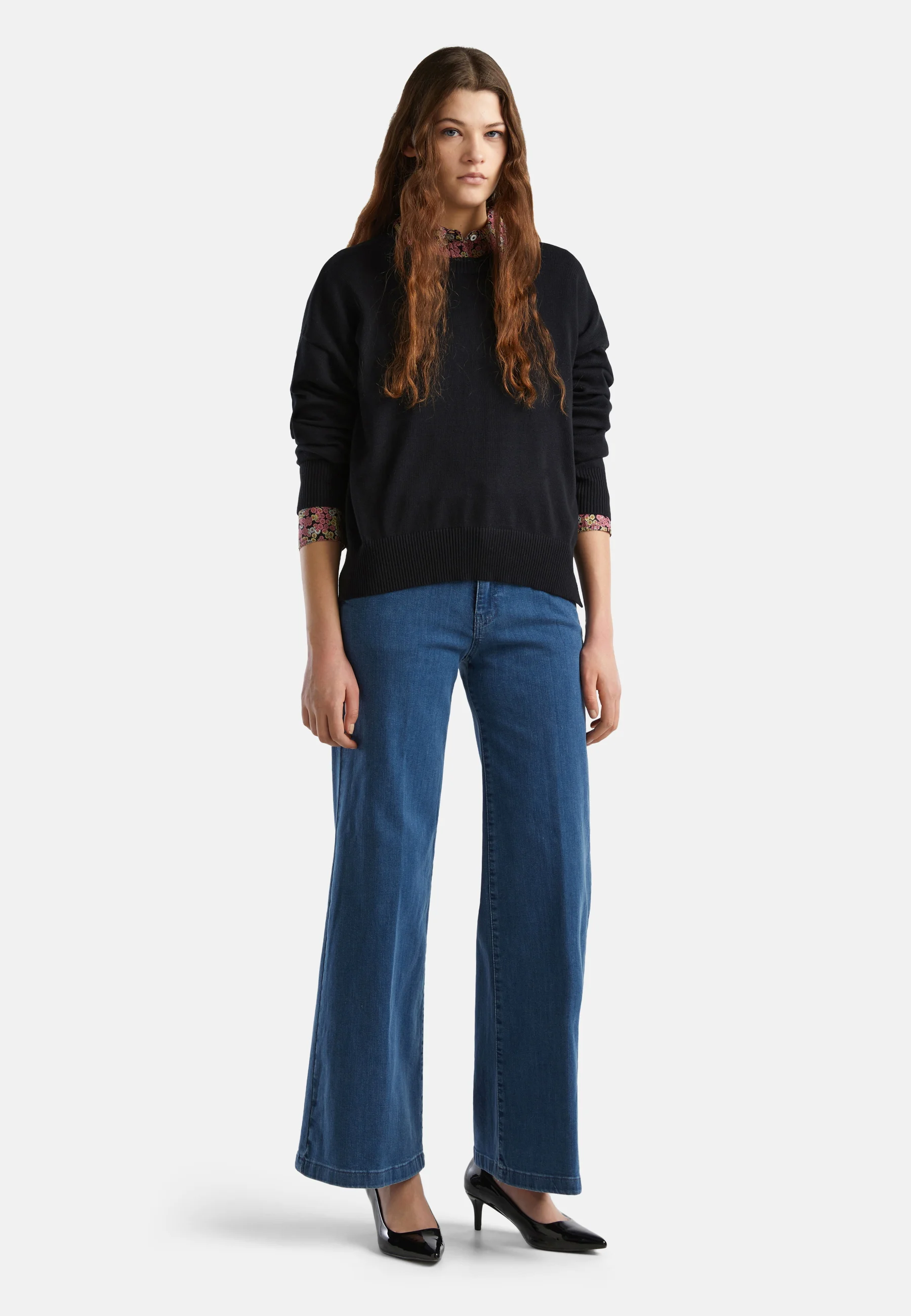 United Colors of Benetton CREW NECK, BOXY FIT - Maglione