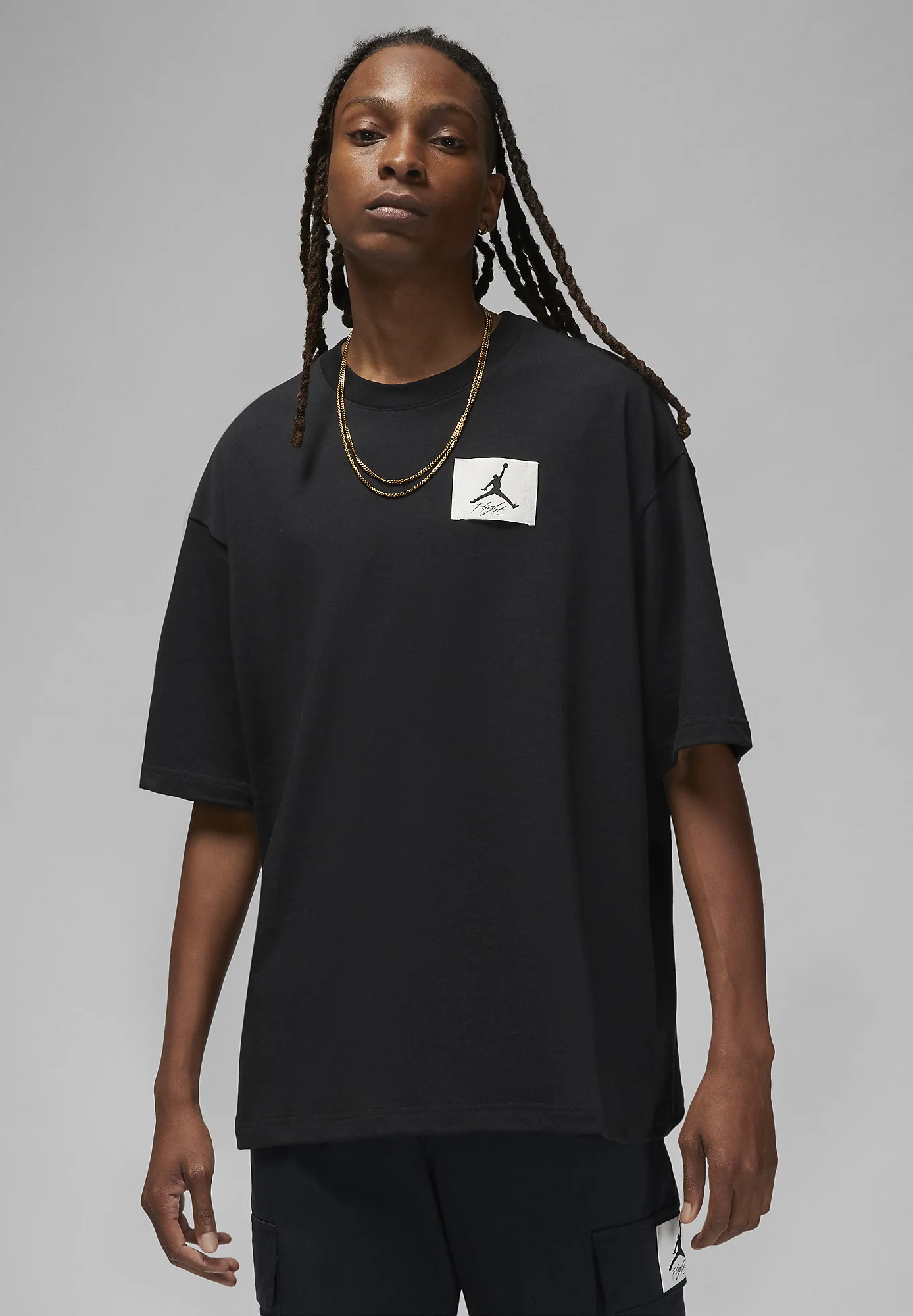 M J FLT ESS OVRSZ SS CREW - T-shirt basic