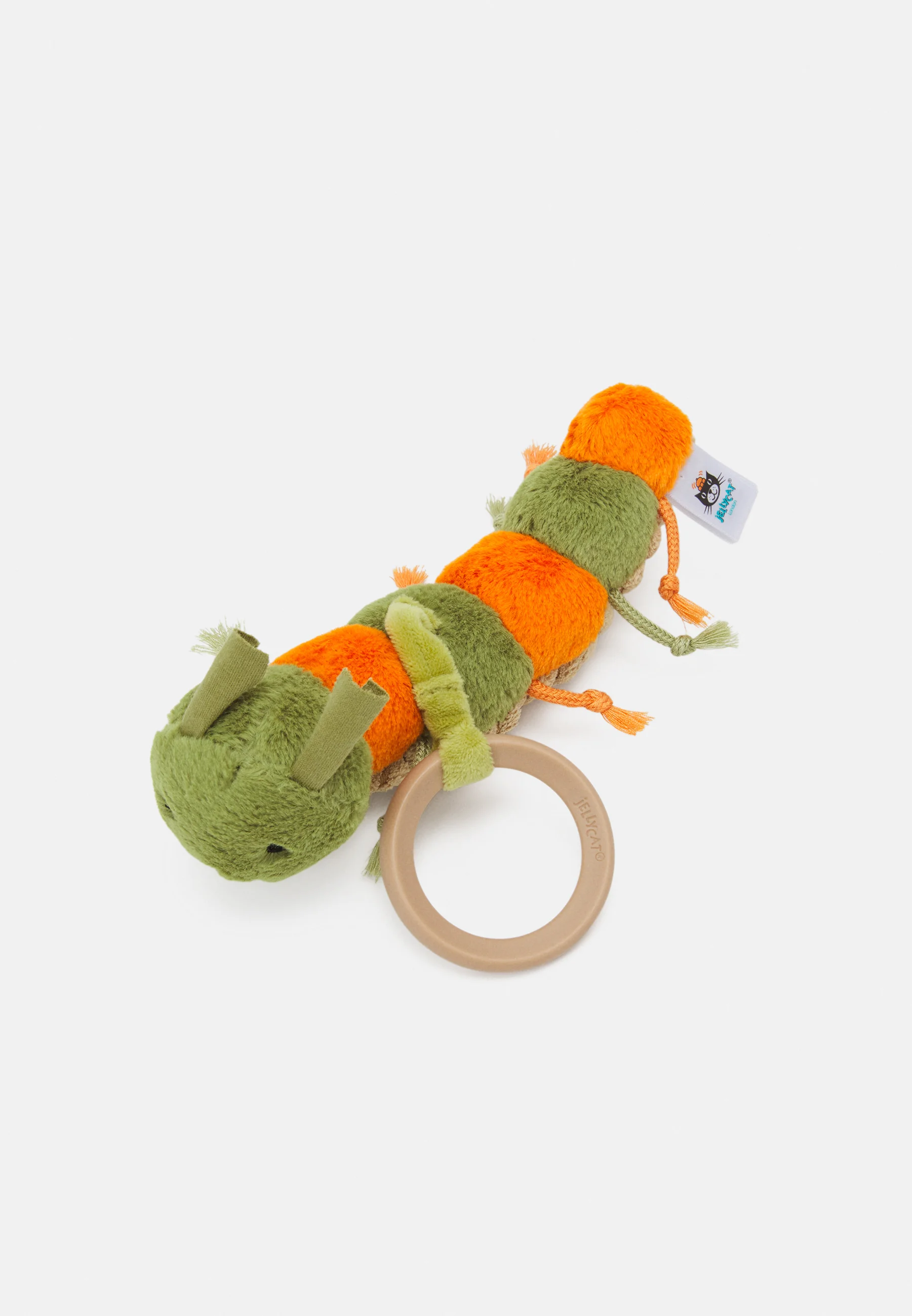 Jellycat LITTLE CHRISTOPHER CATERPILLAR RATTLE UNISEX - Giochi per bimbi