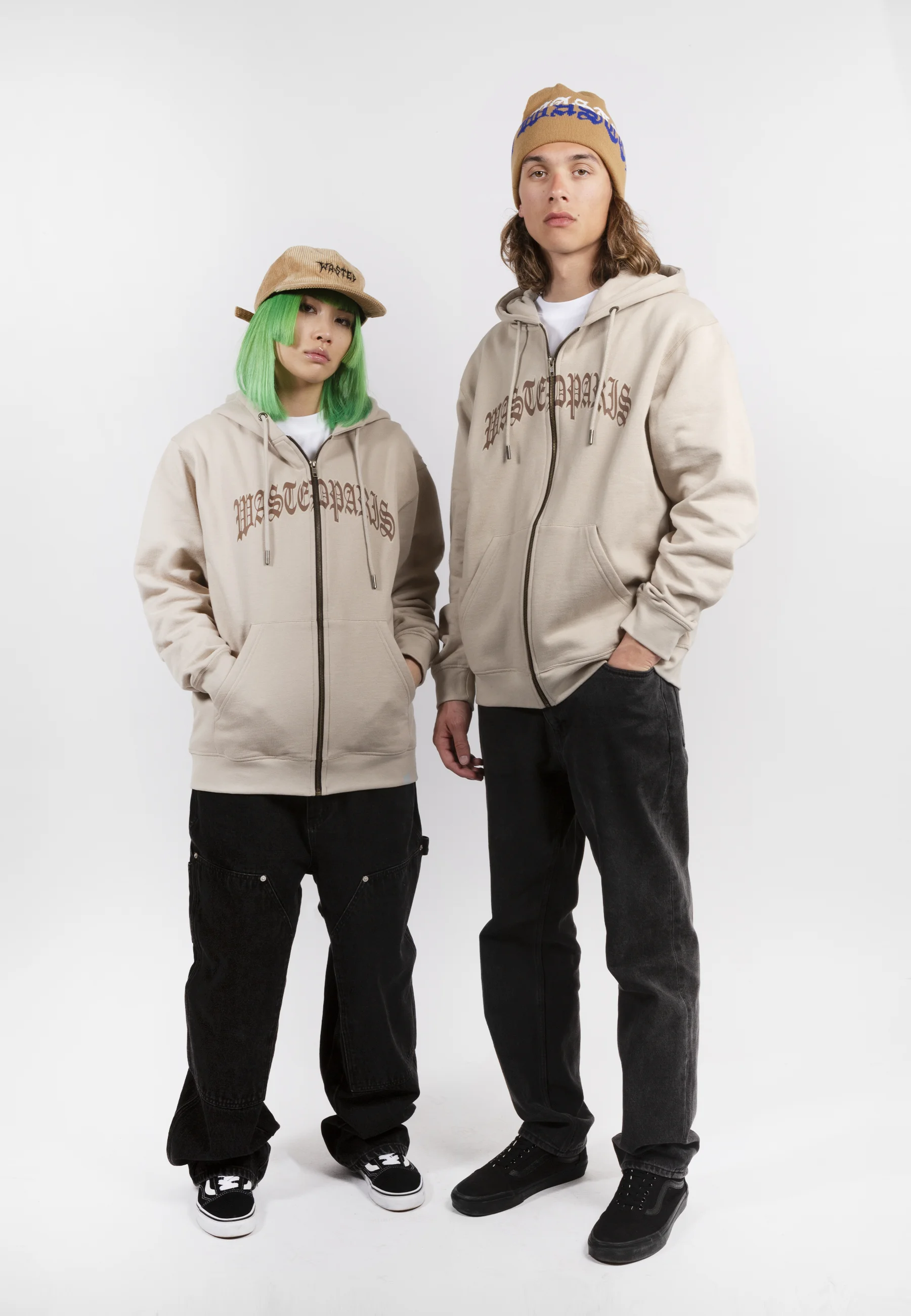 Wasted Paris UNISEX HOODIE ZIP KINGDOM - Felpa con zip