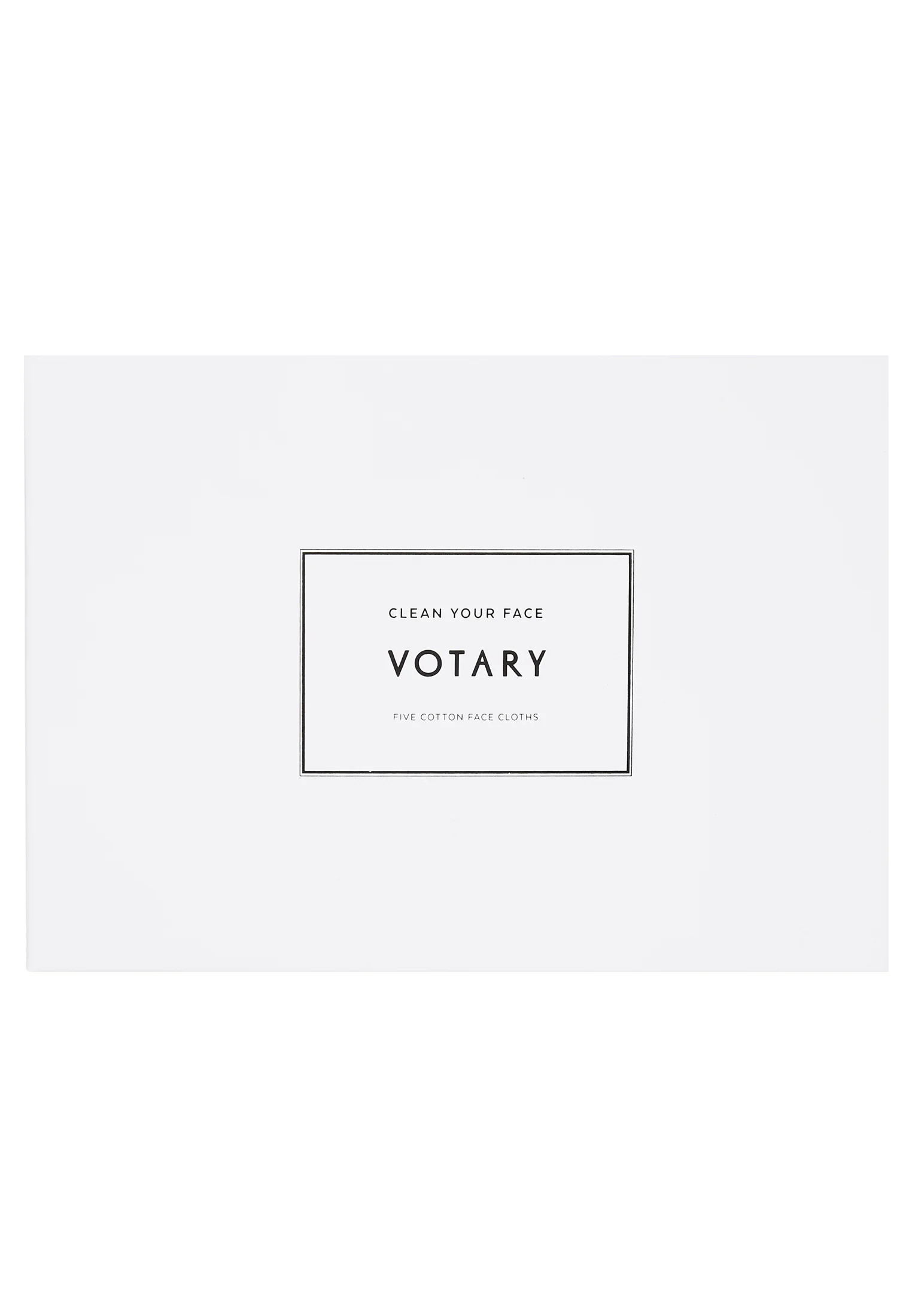 Votary PACK OF FIVE COTTON FACE CLOTHS - Accessori skincare