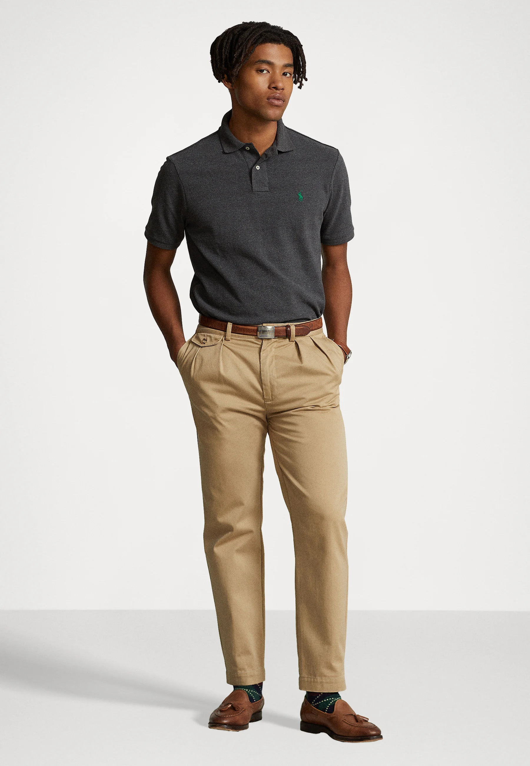 CUSTOM SLIM FIT MESH POLO SHIRT - Polo