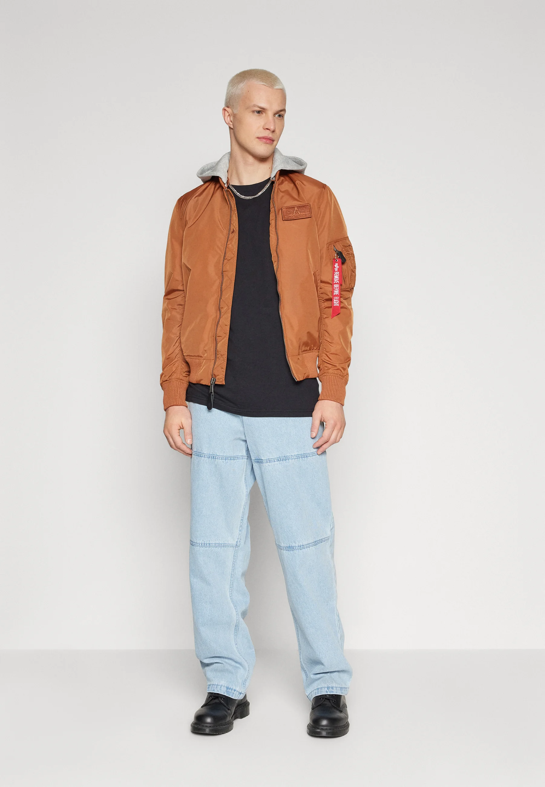 Alpha Industries HOOD - Giubbotto Bomber