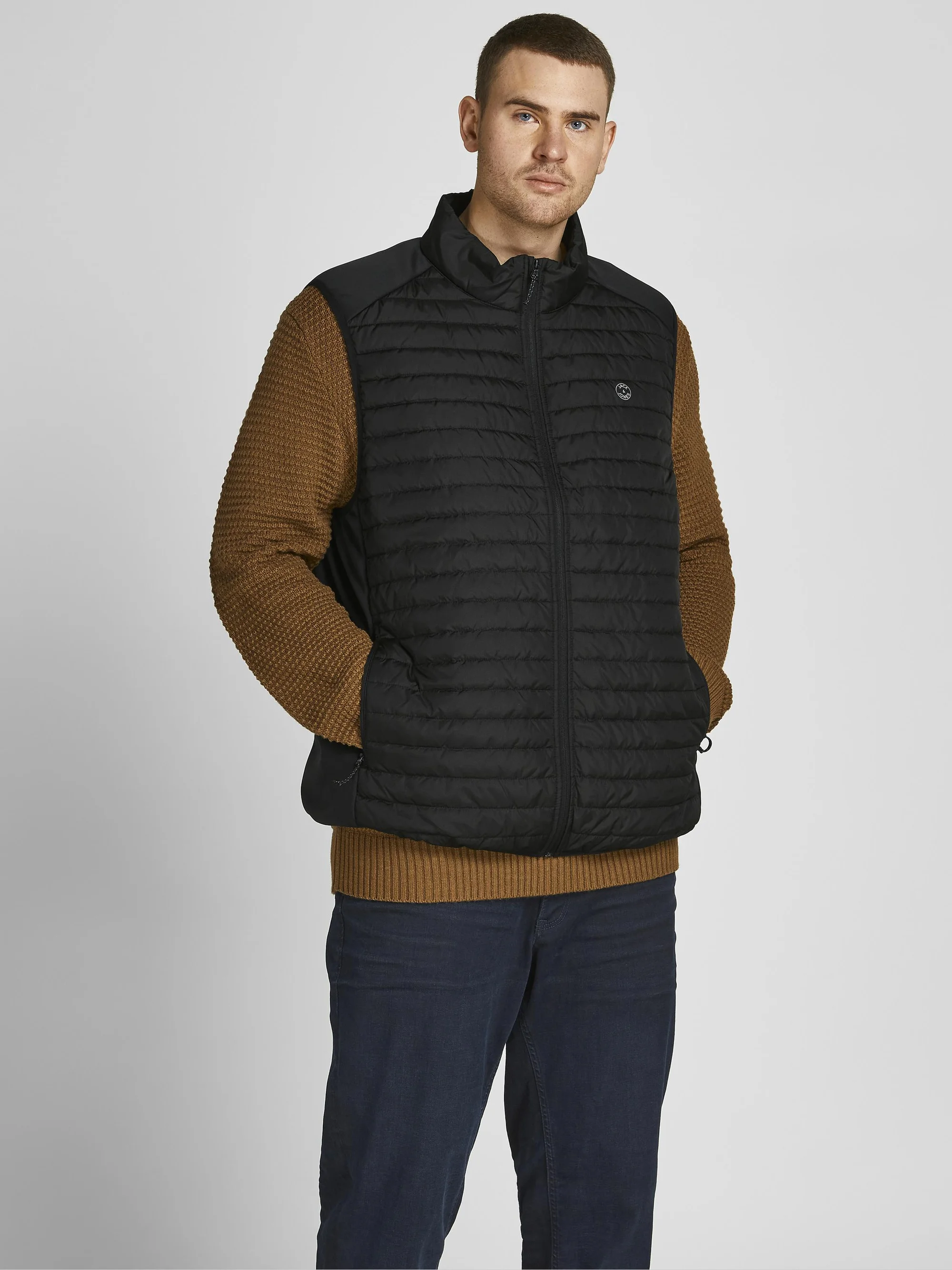 Jack & Jones BODYWARMER COLLAR- Smanicato